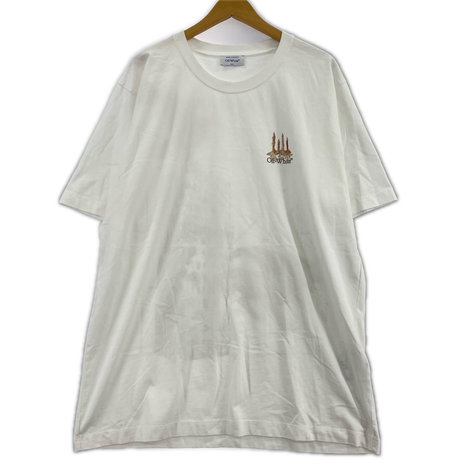 半袖Tシャツ OMAA027F25JER002 白 (XXXL) ホワイト