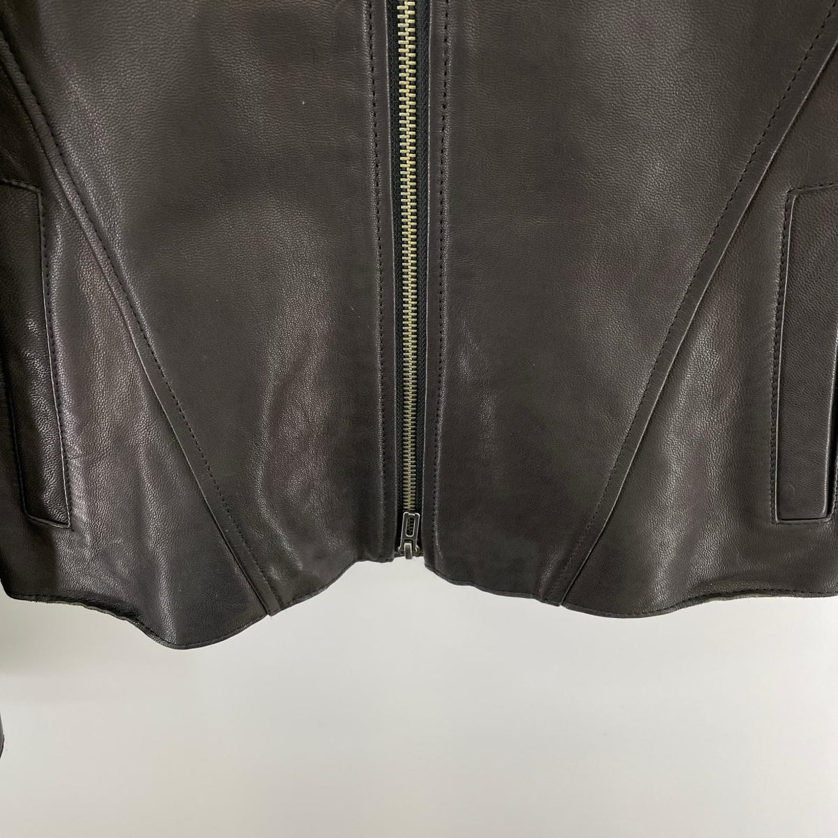 ライダースジャケット シングルライダース BLK 44 ブラック
