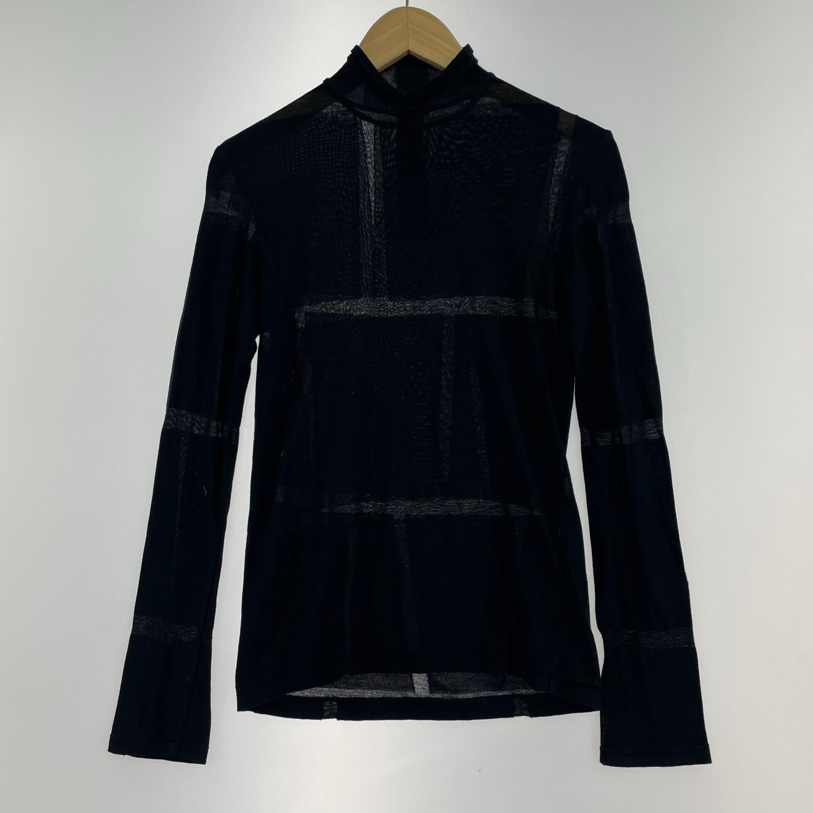 長袖Tシャツ Yohji Yamamoto キュプラ混モックネックカットソー 2 ブラック 2 ブラック