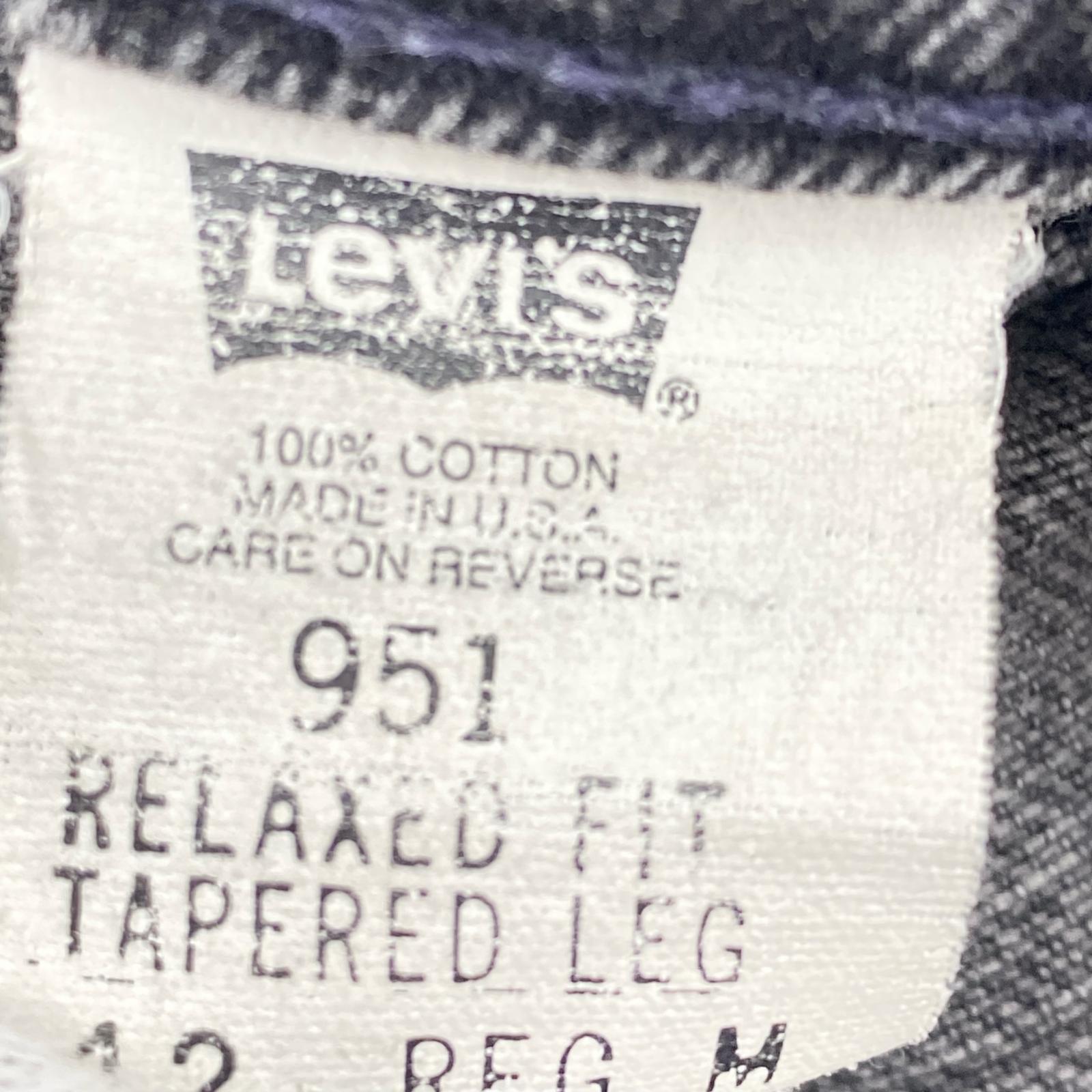 デニムパンツ 951 RELAX FIT BLACK DENIM M ブラック