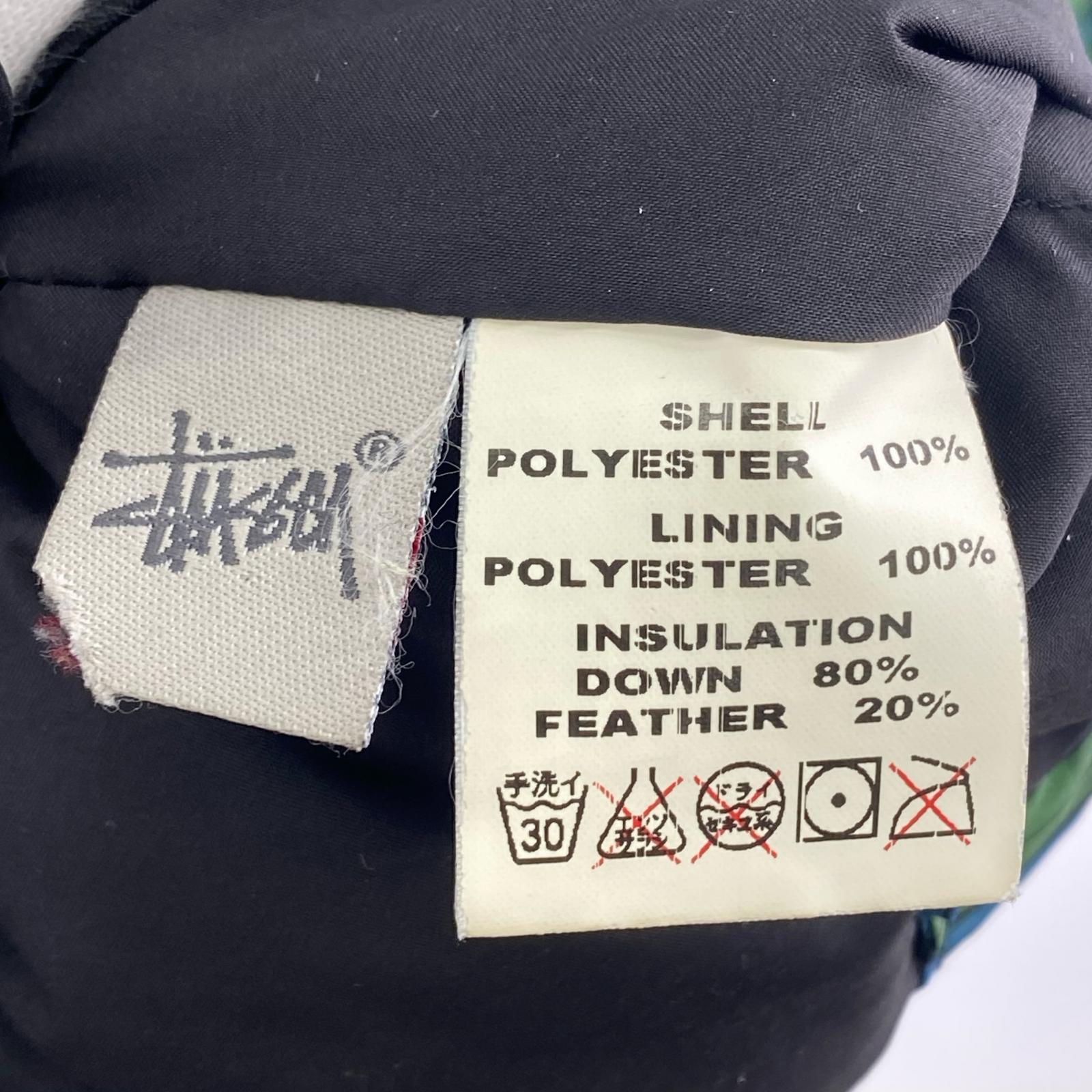 ダウンジャケット Stussy Authentic Gear 00s L マルチカラー