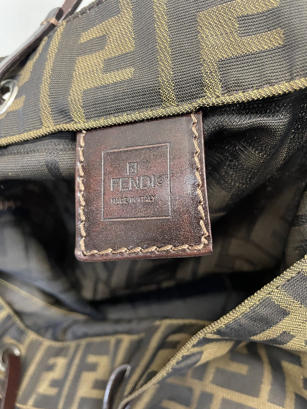 FENDI オールド ズッカ柄 ミニハンドトートバッグ