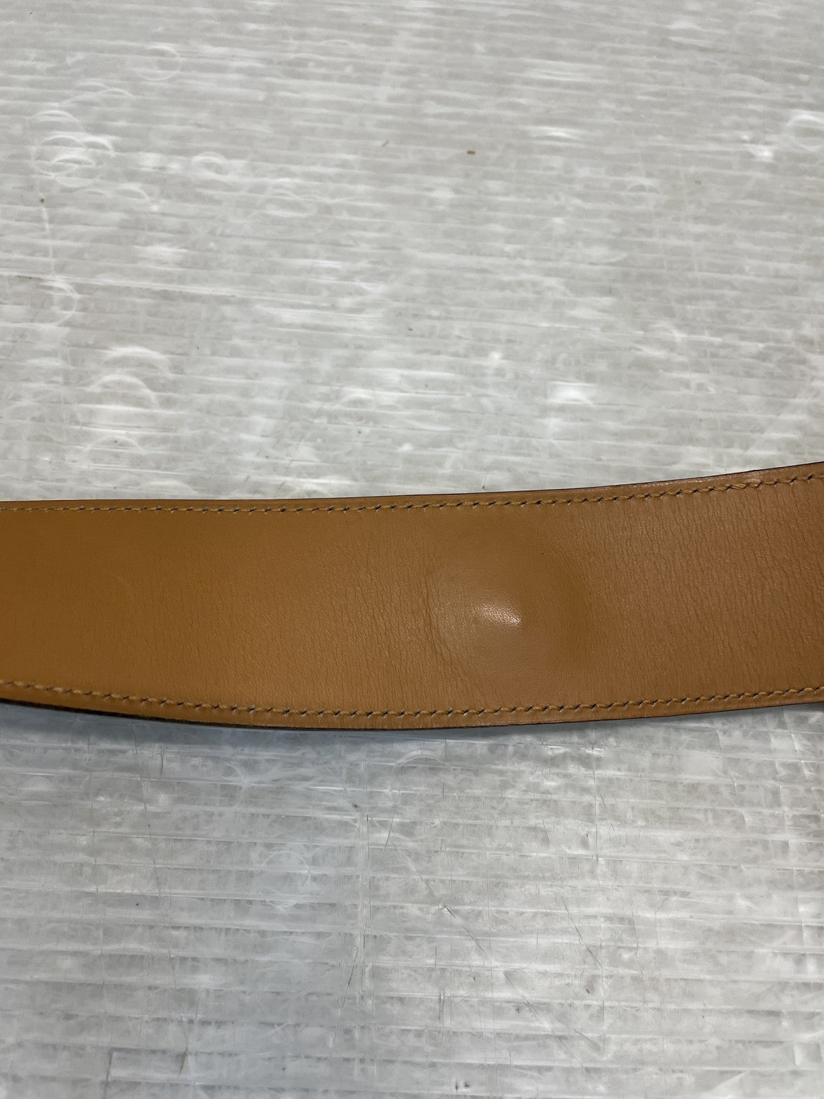 HERMES ピアノベルト75 ブラック×ゴールド