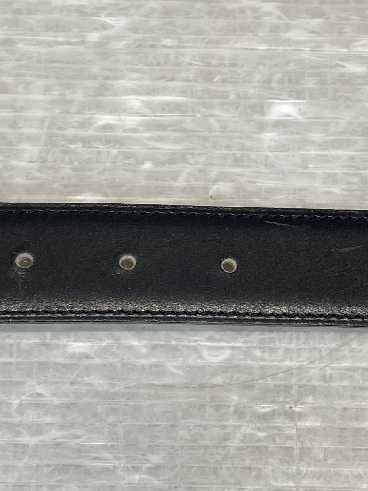 HERMES コンスタンスH レザーベルト 黒×金