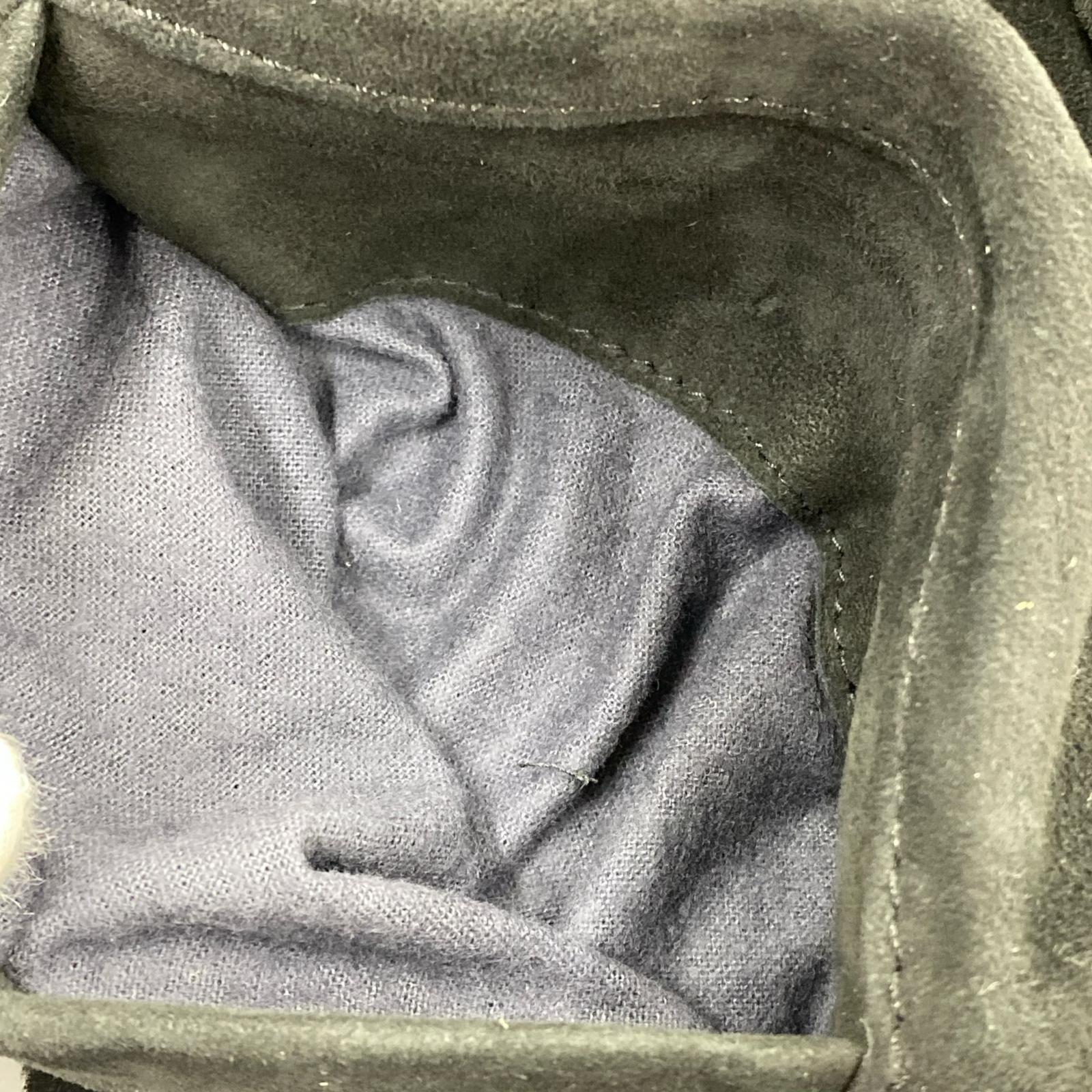 ジャケット AGED SUEDE SOUVENIR JACKET ブラック
