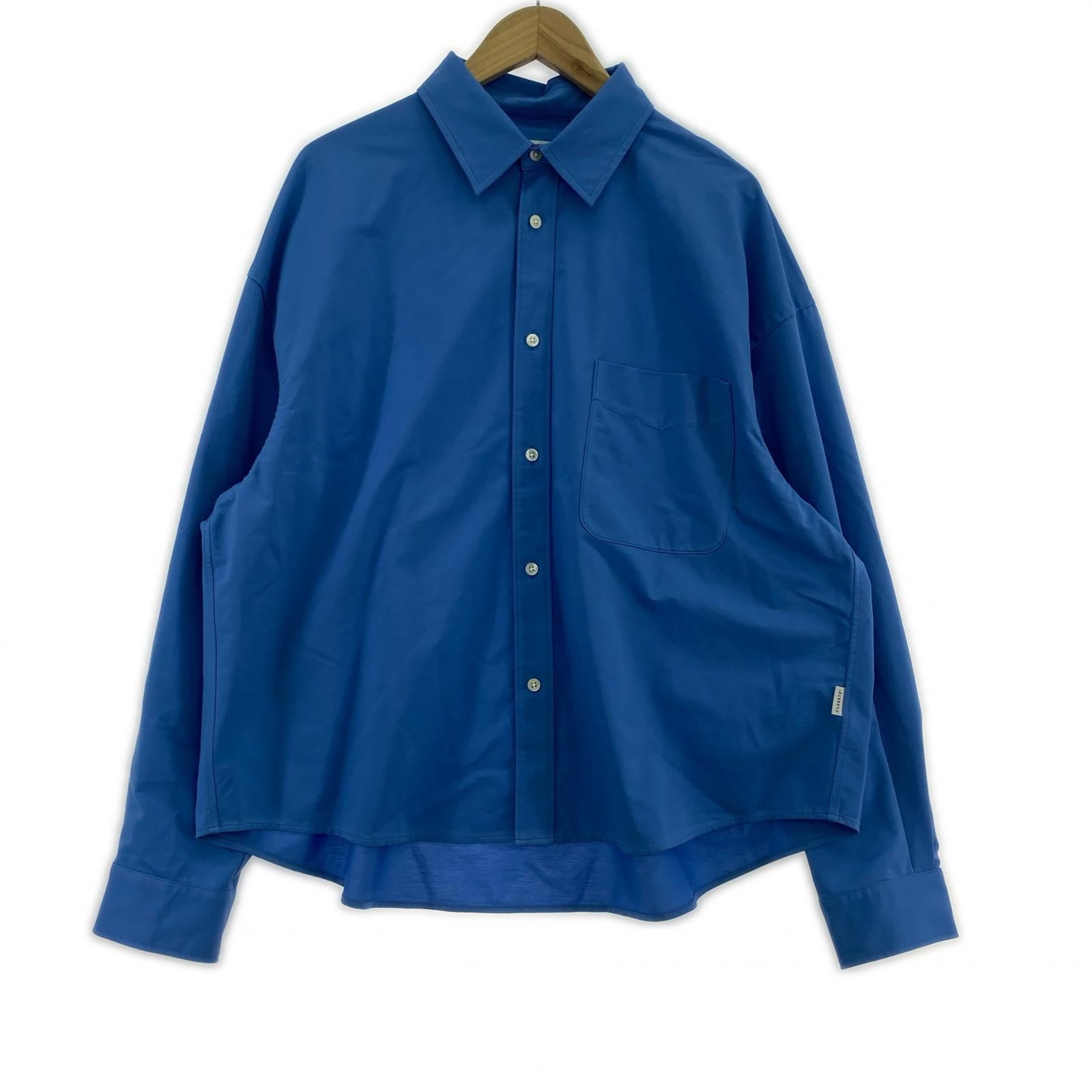長袖シャツ CLESSETE CROPPED LENGTH EVERYDAY SHIRT 2 ブルー