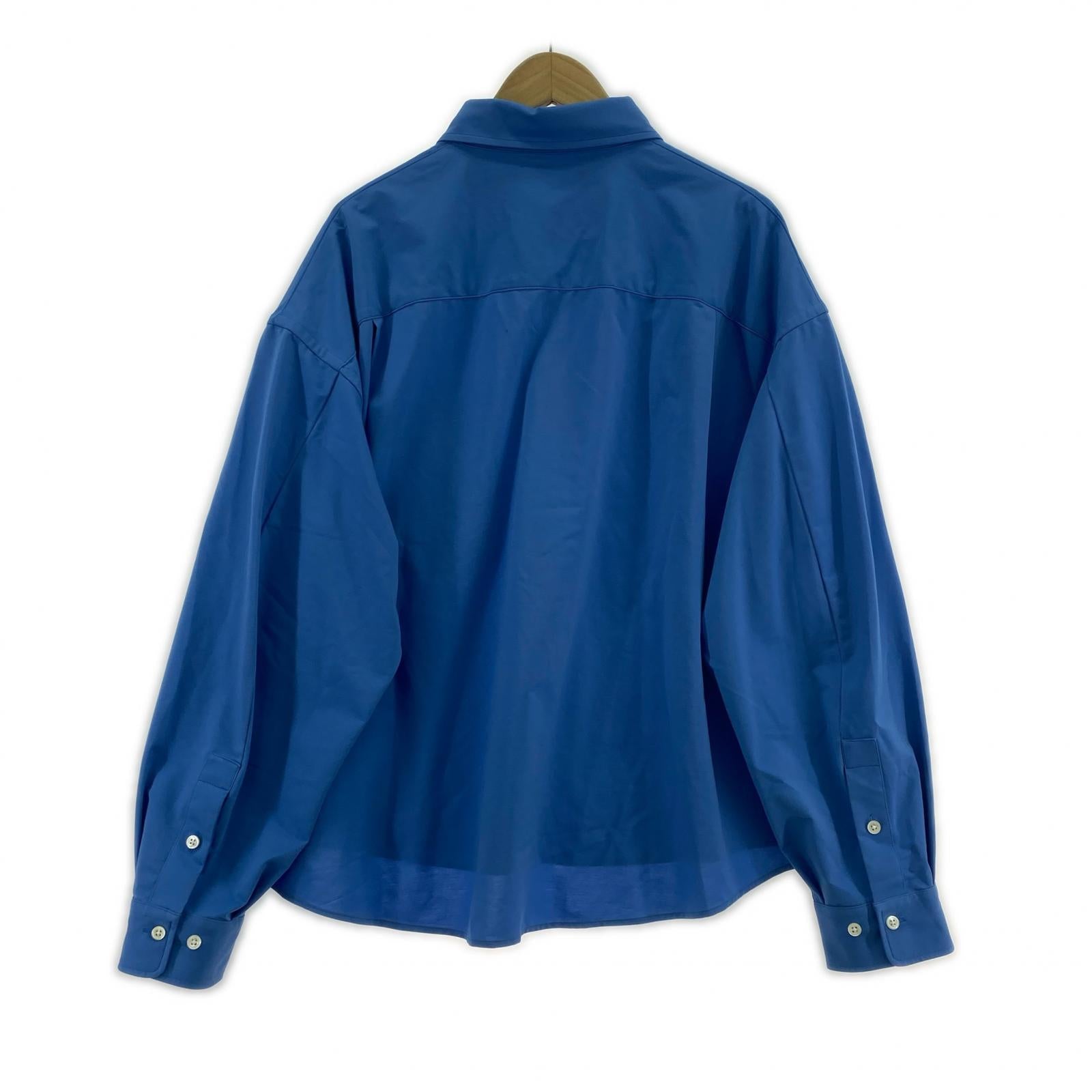 長袖シャツ CLESSETE CROPPED LENGTH EVERYDAY SHIRT 2 ブルー