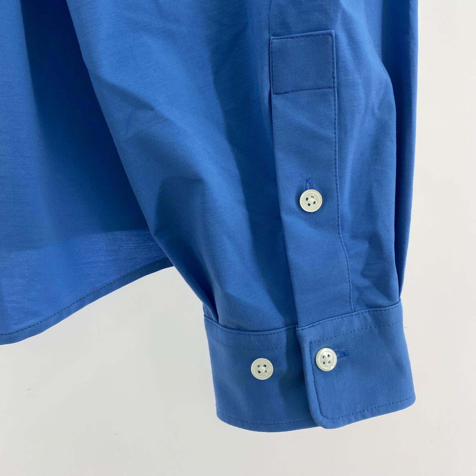 長袖シャツ CLESSETE CROPPED LENGTH EVERYDAY SHIRT 2 ブルー