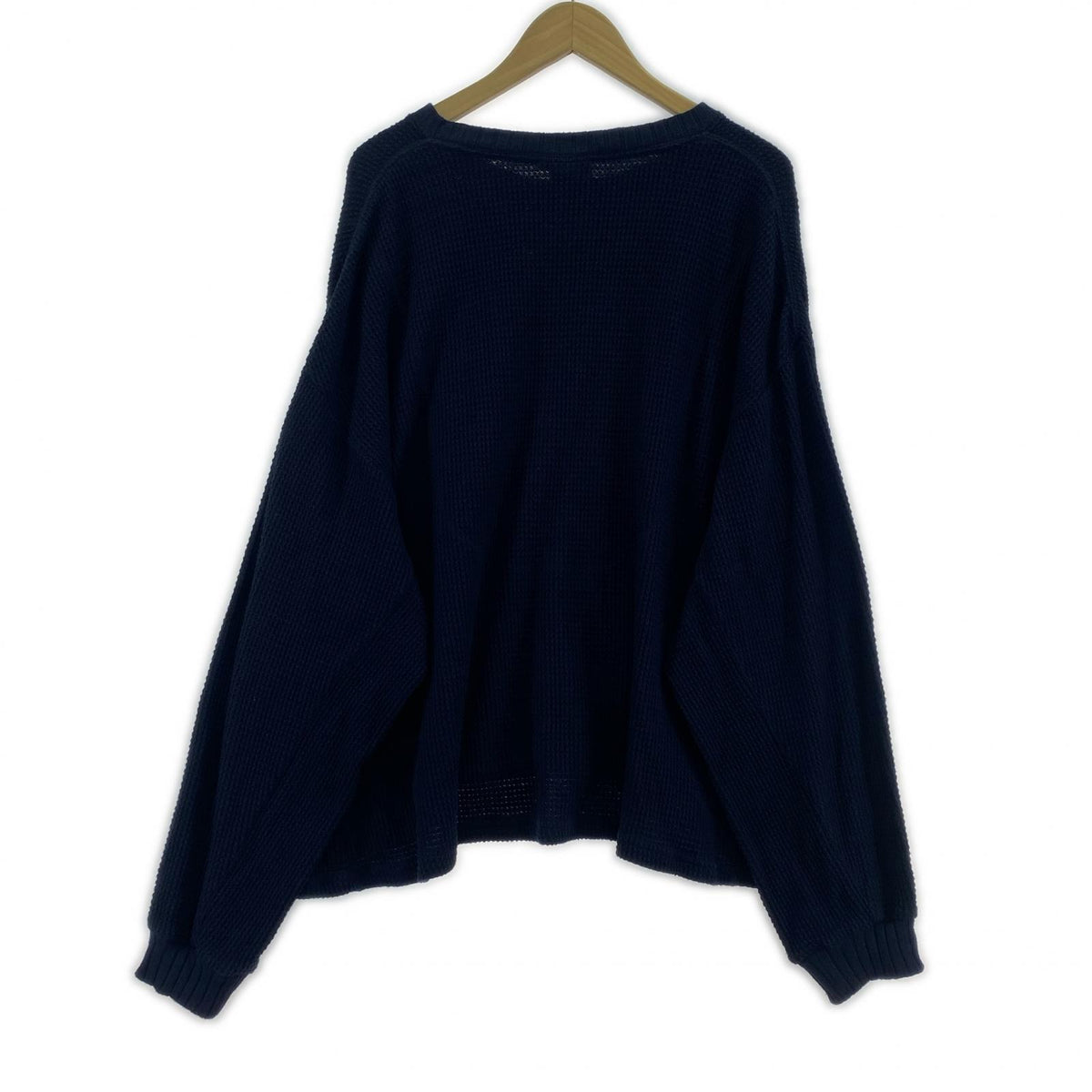 ニット refomed 畦編みサーマルTシャツ 4 ネイビー
