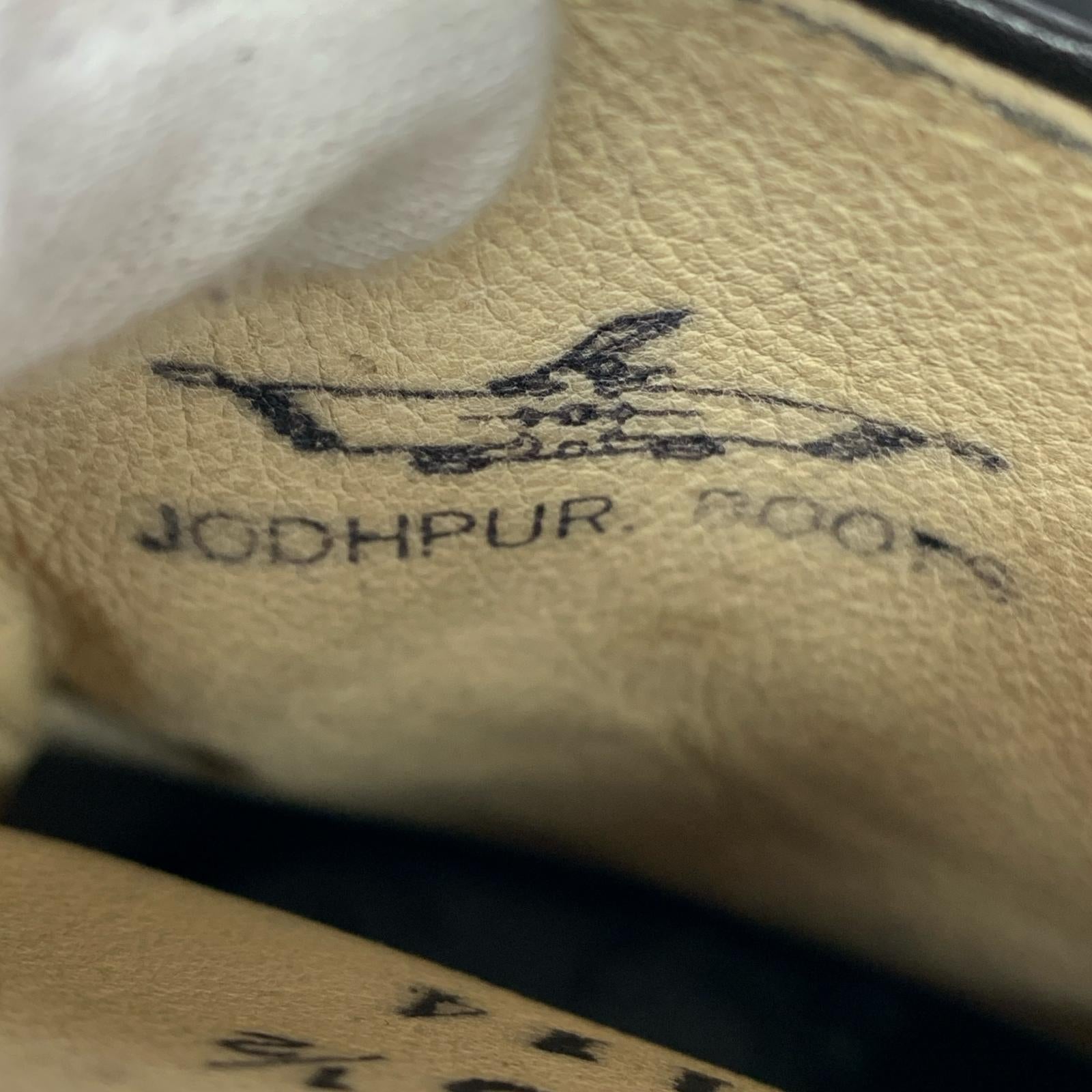 シューズ JODHPUR. Leather Boots BLK 24.5cm ブラック