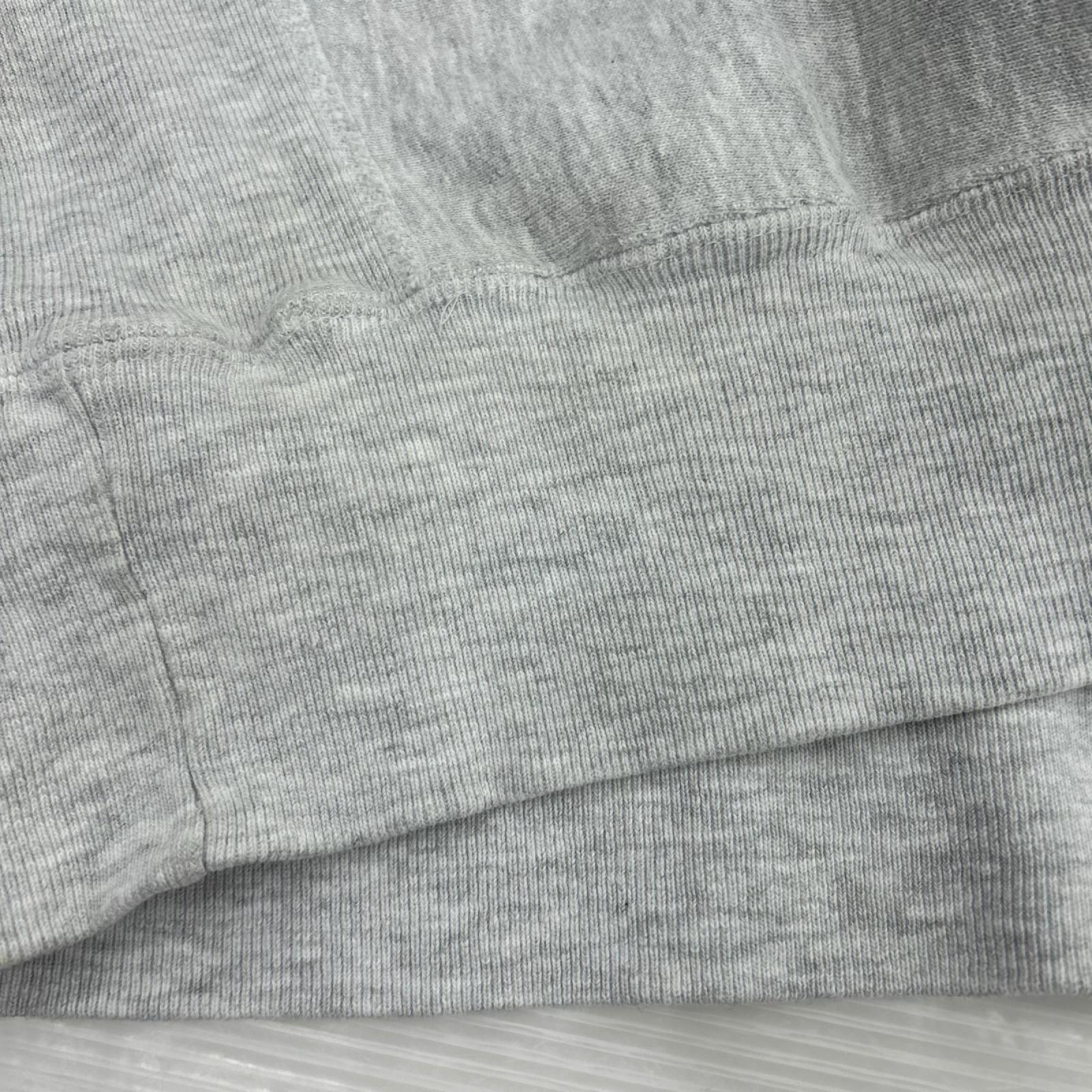 スウェット REVERSE WEAVE XL ロゴ刺繍 グレー