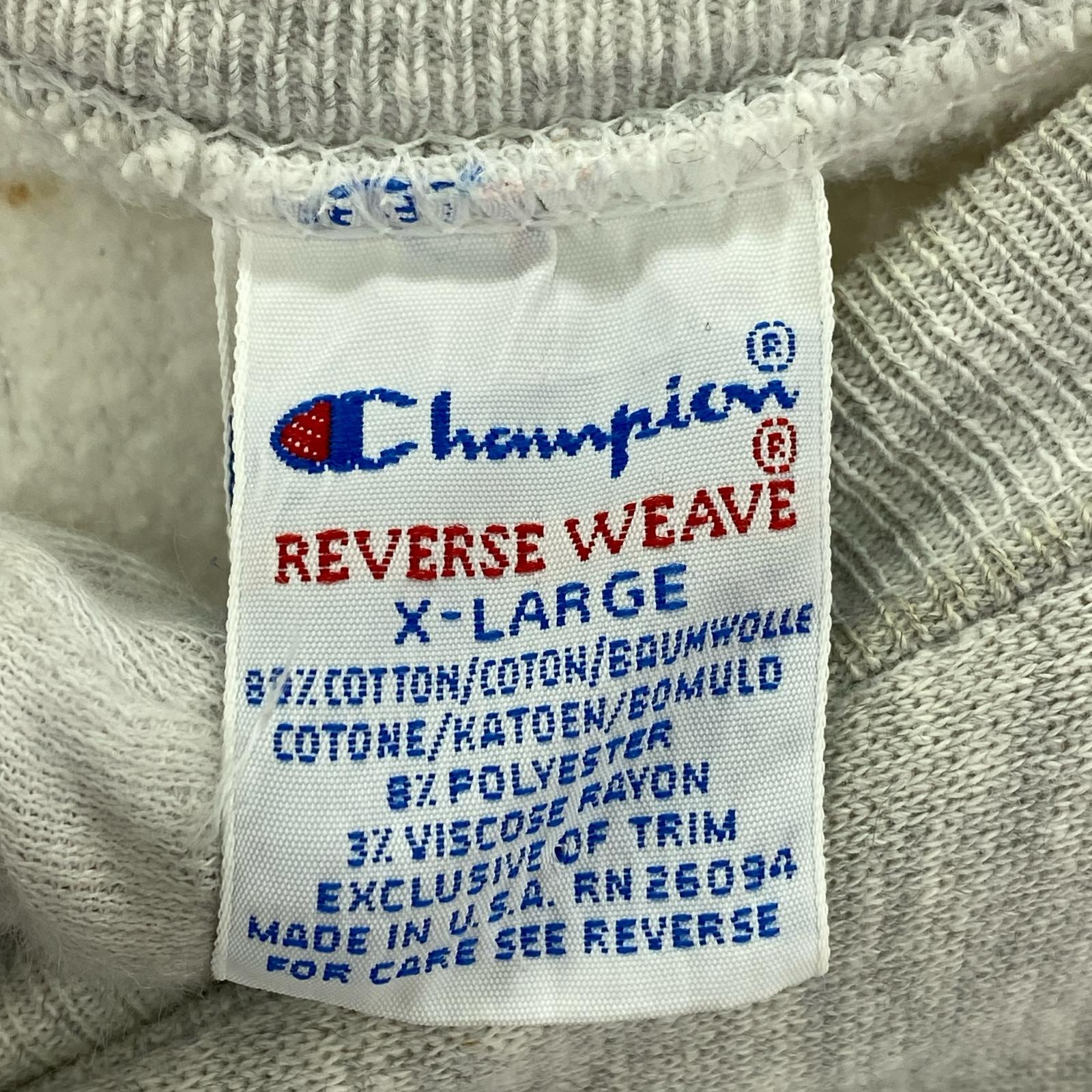スウェット REVERSE WEAVE XL SOUTH DAKOTA グレー