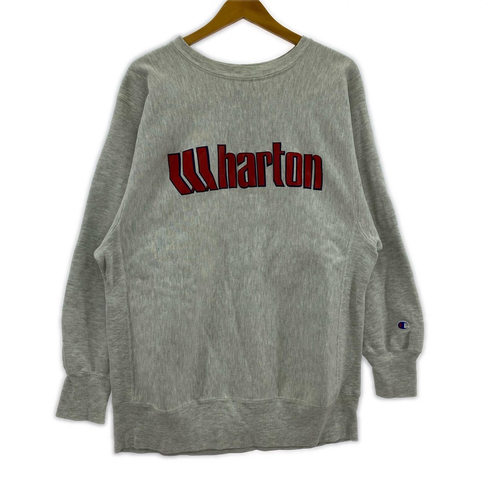 スウェット REVERSE WEAVE XL WHARTON グレー