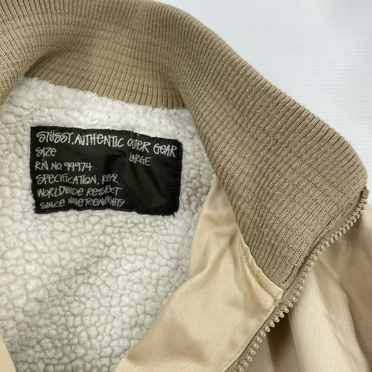 ブルゾン 00s Tankers Jacket L L ベージュ