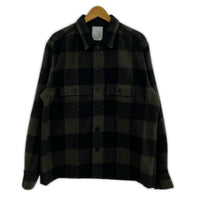 ジャケット WOOL BUFFALO CHECK CPO JACKET/2/20210423 2 グリーン