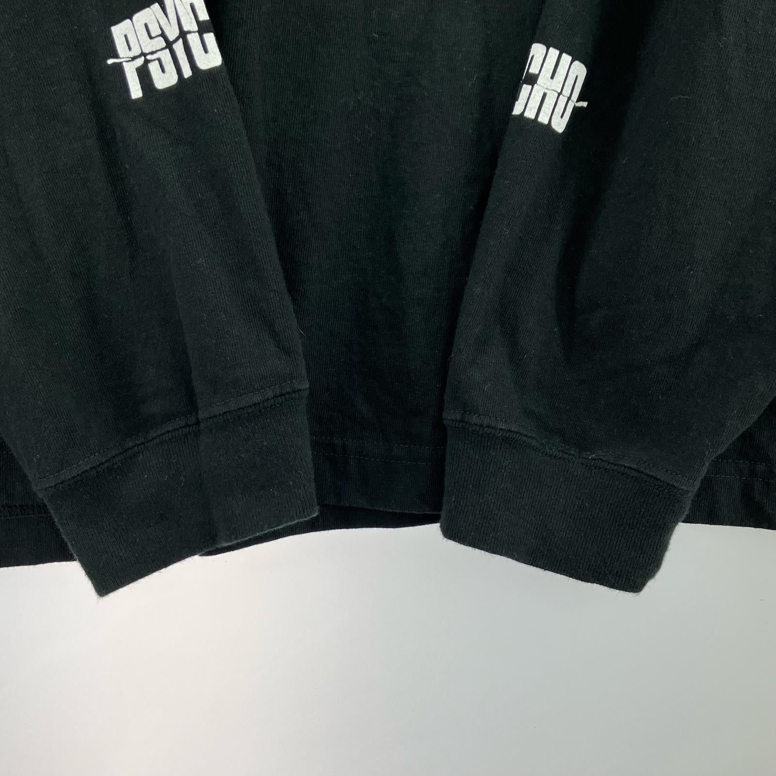 長袖Tシャツ 22AW WIDE L/S TEE PSYCHO (3) 3 ブラック