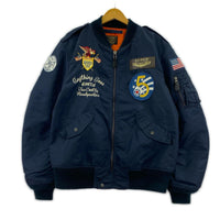 ジャケット L-2 5th air FORCE フライトジャケット/2XL/ネイビー ネイビー
