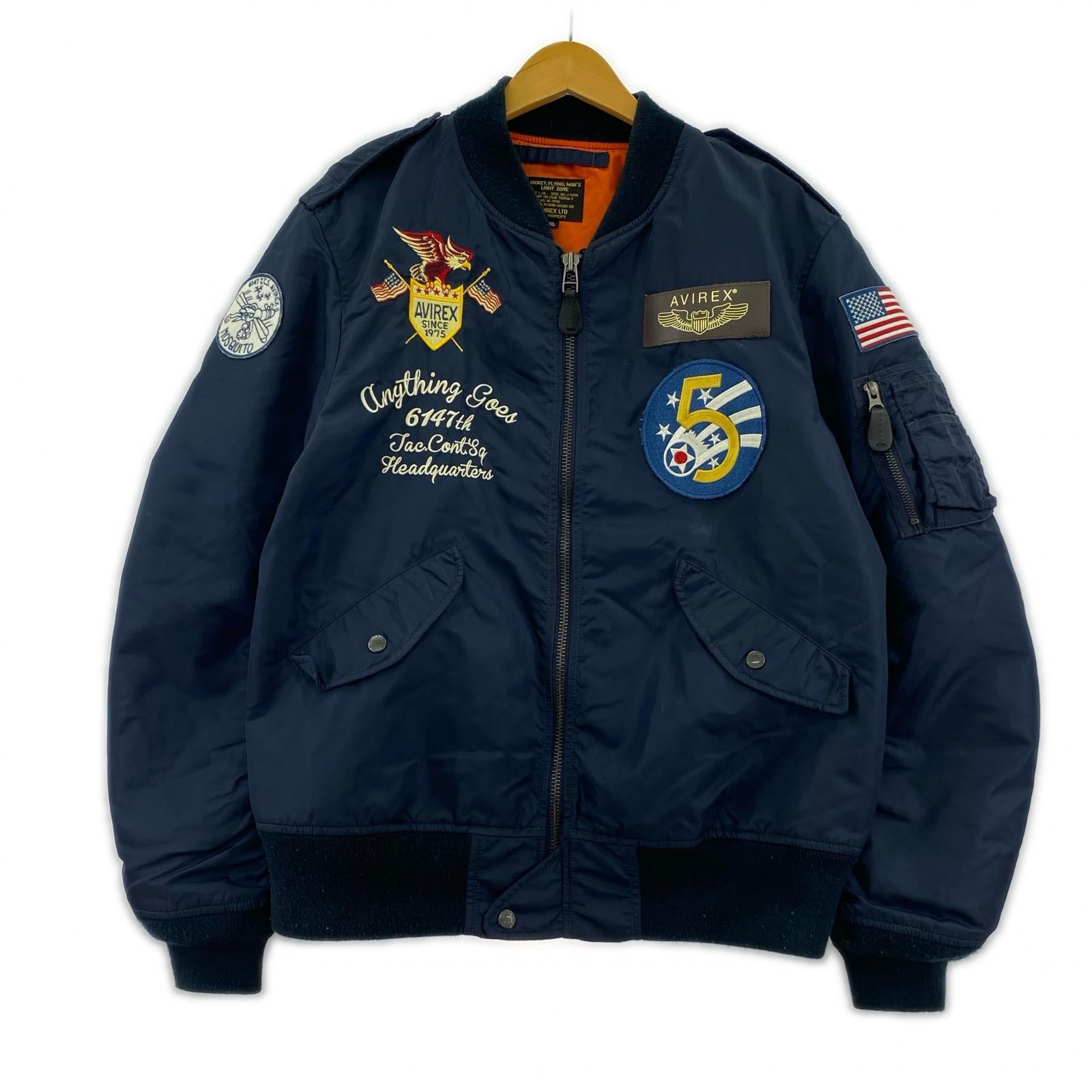 ジャケット L-2 5th air FORCE フライトジャケット/2XL/ネイビー ネイビー