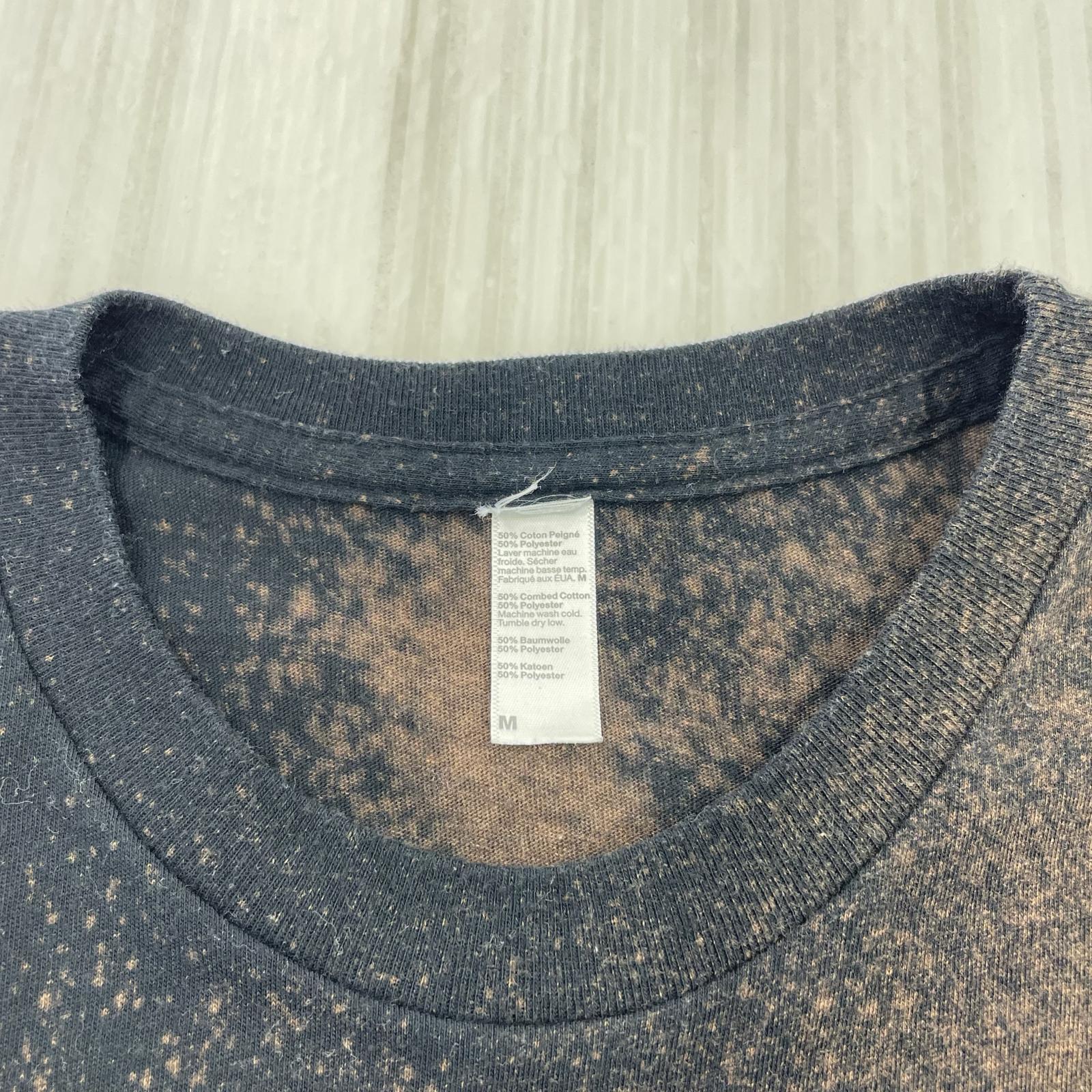 半袖Tシャツ STARLINGEAR/ブリーチ加工Tシャツ/M/BLK M ブラック