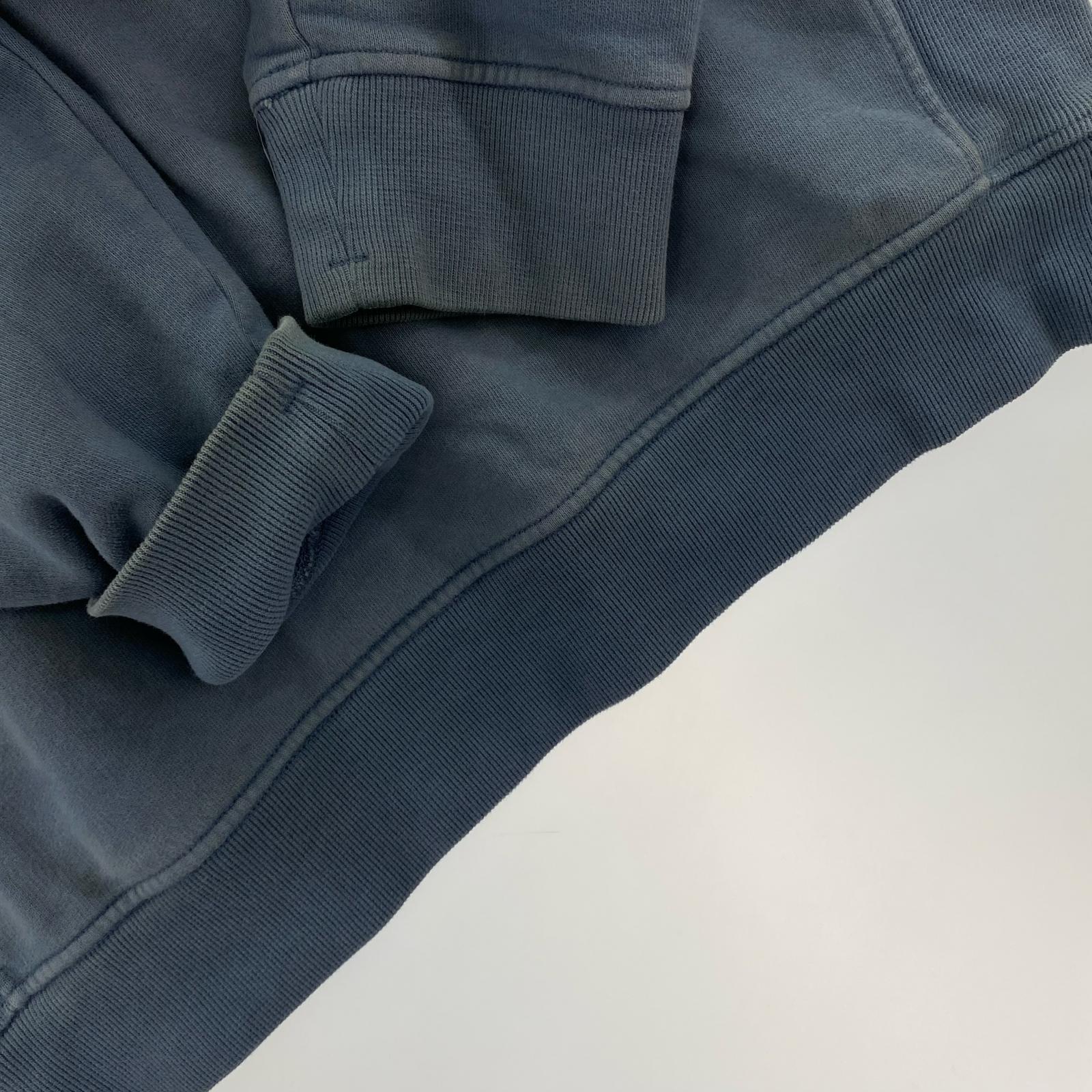 ジャケット HALF ZIP-UP FLUFFY SWEATSHIRTS M ブルー