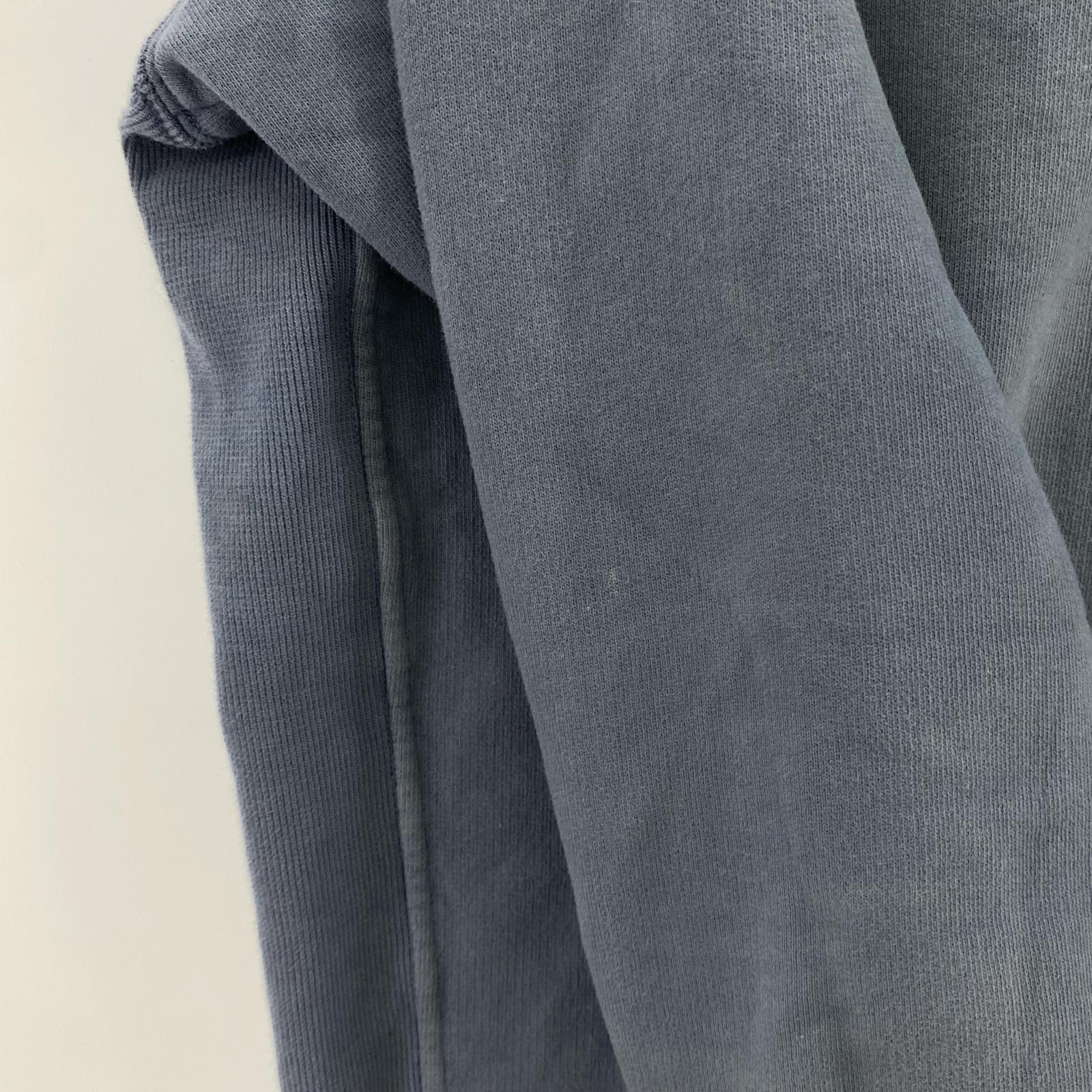 ジャケット HALF ZIP-UP FLUFFY SWEATSHIRTS M ブルー