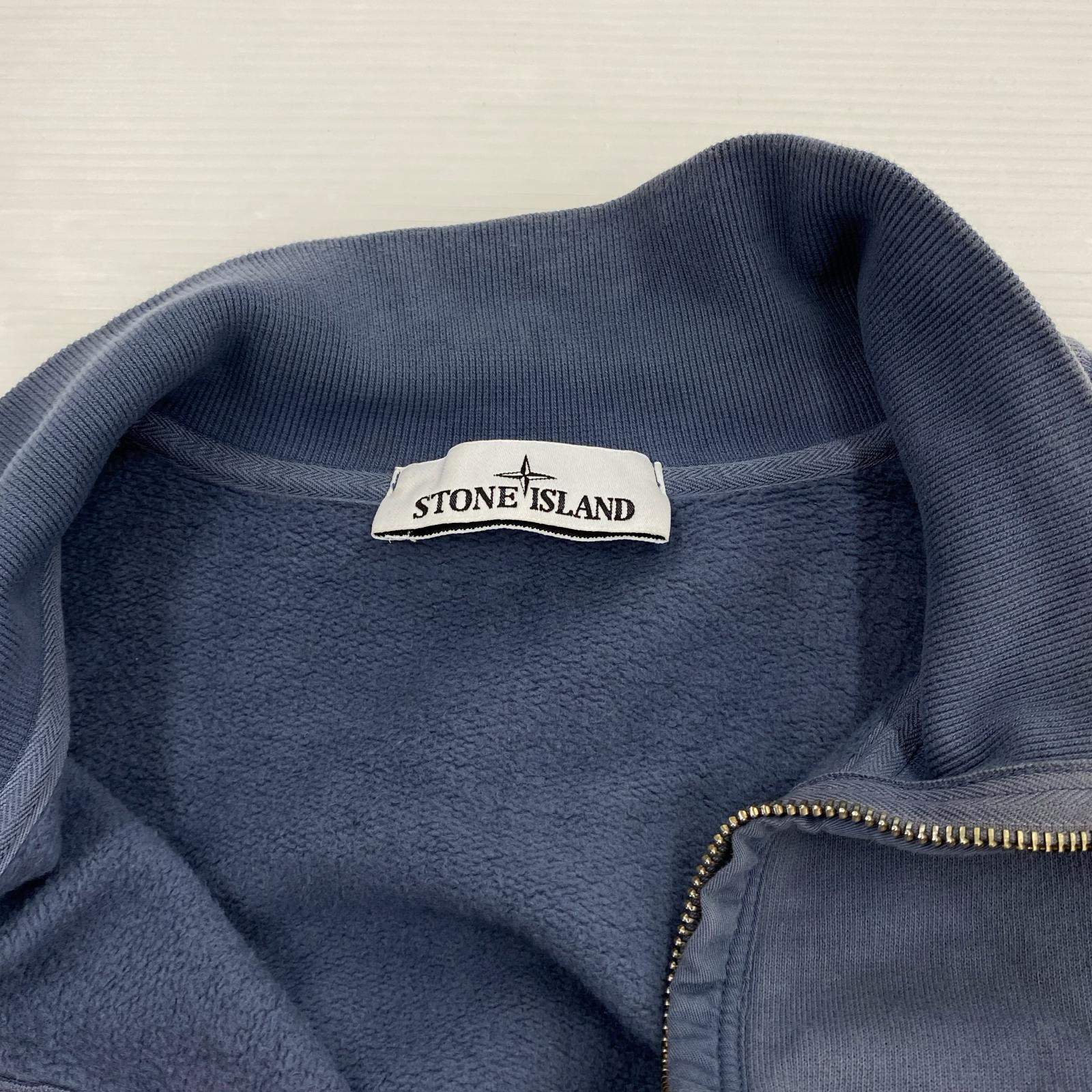 ジャケット HALF ZIP-UP FLUFFY SWEATSHIRTS M ブルー