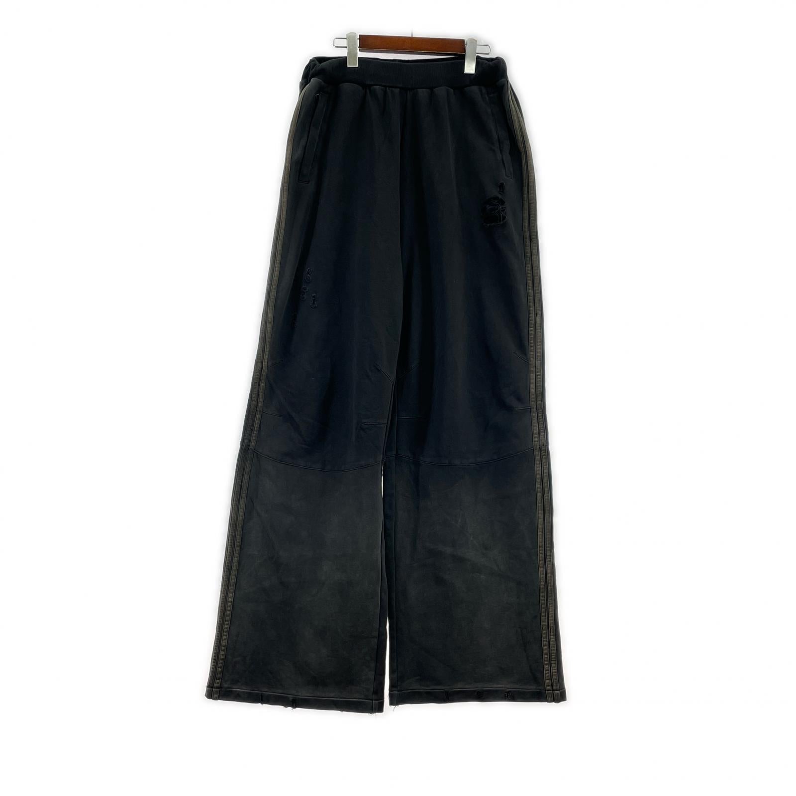 パンツ TROUBLED WATERS スウェットパンツ 黒 L ブラック