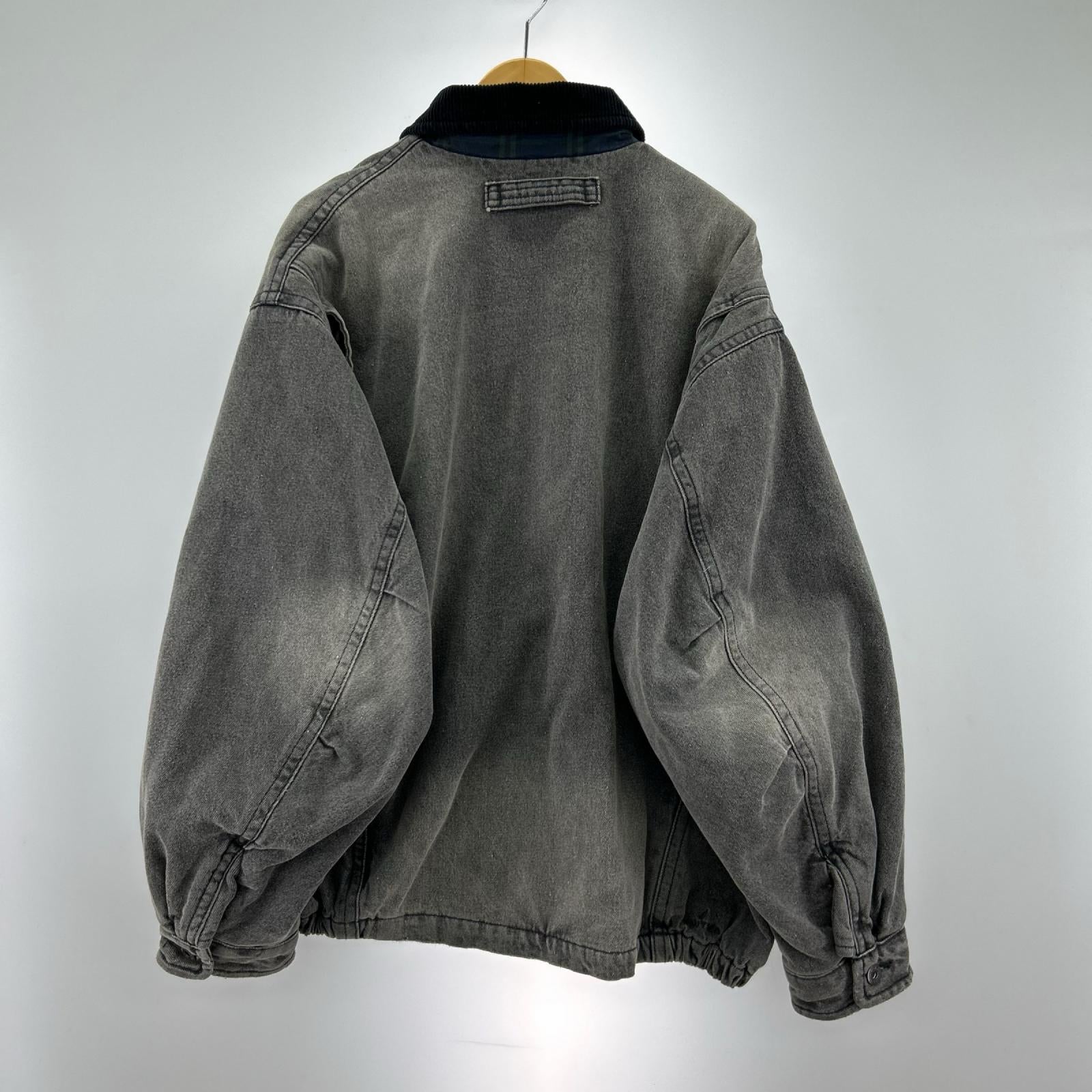 デニムジャケット 黒 (L) L ブラック