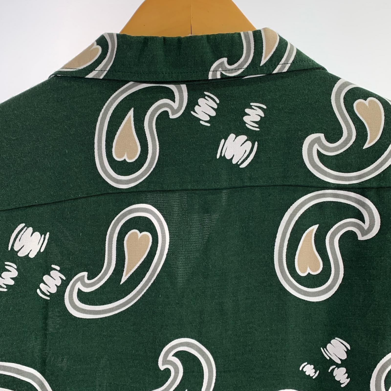 長袖シャツ ALONE RAYON SHIRT 2 グリーン