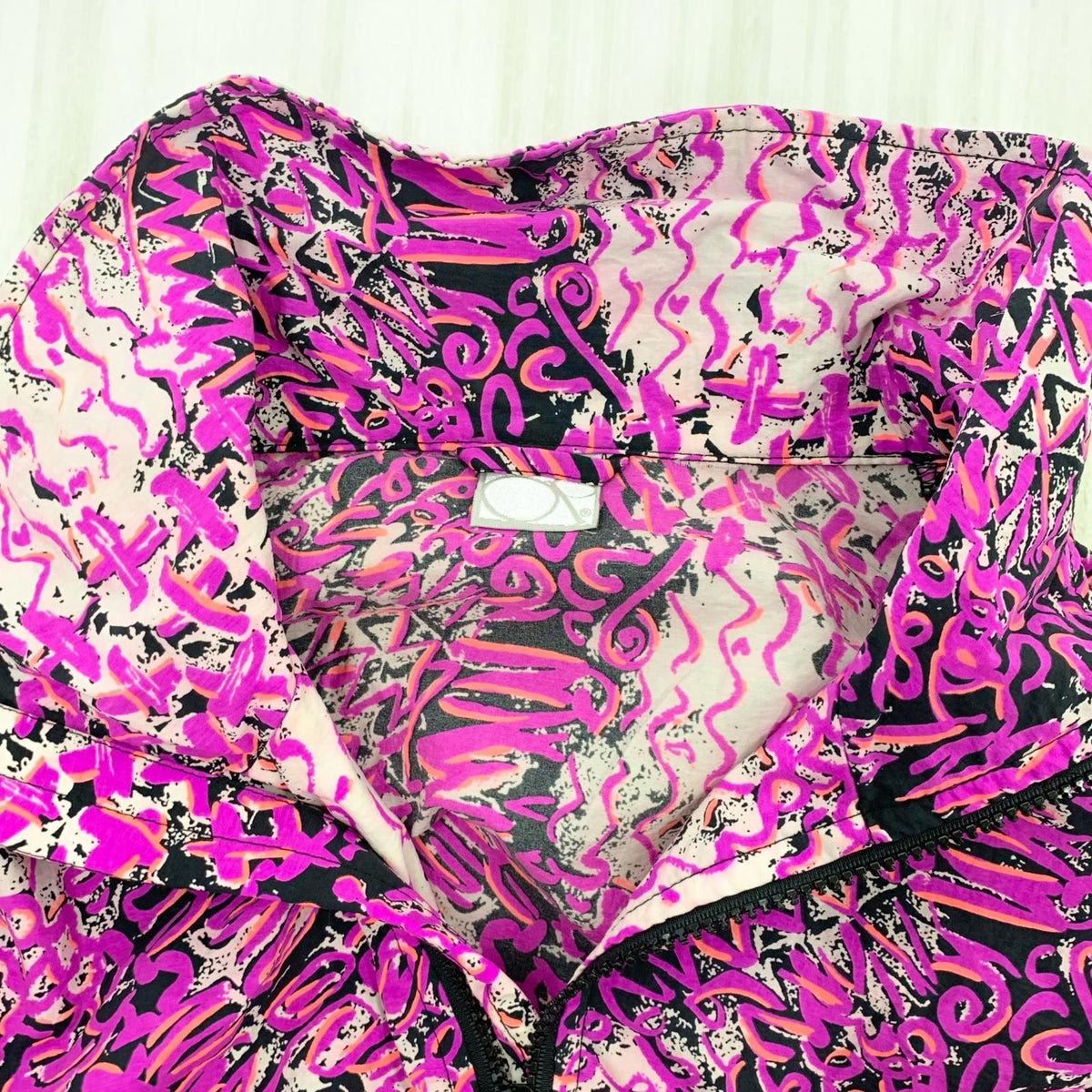 ジャケット ~90s All-over pattern Nylon Jacket