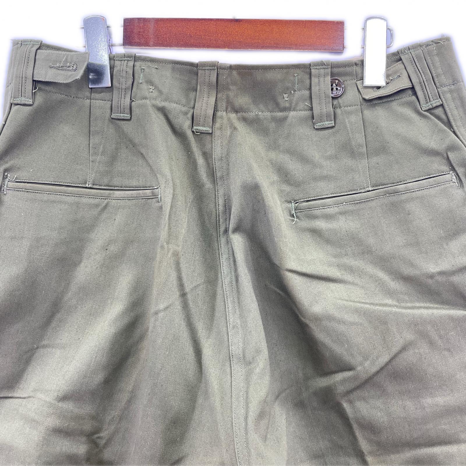 パンツ 50s U.S.ARMY M-43 55-T-34030-30 フィールドパンツ 30 グリーン