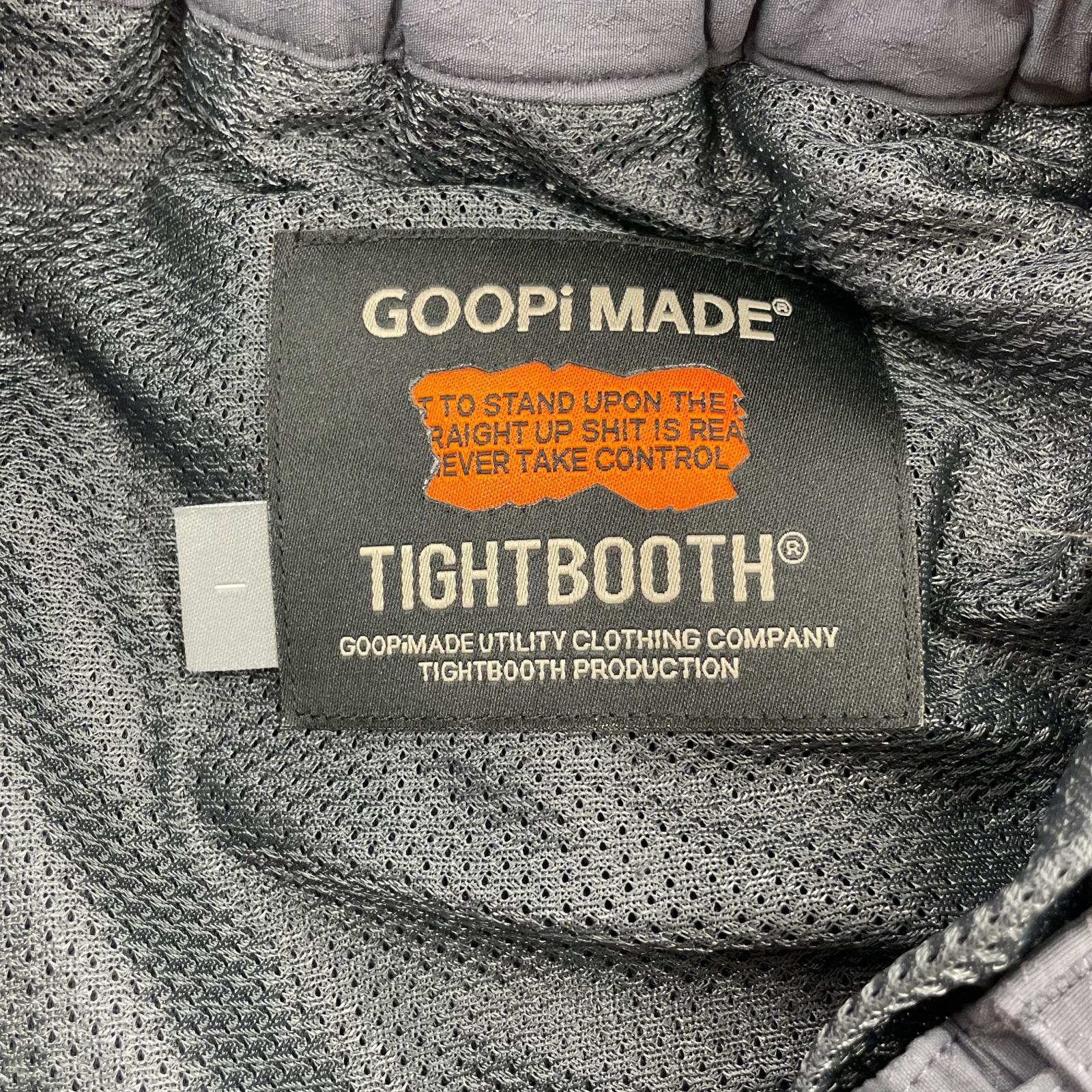 パンツ × GOOPIMADE ストラップバギースラックス グレー 1 グレー
