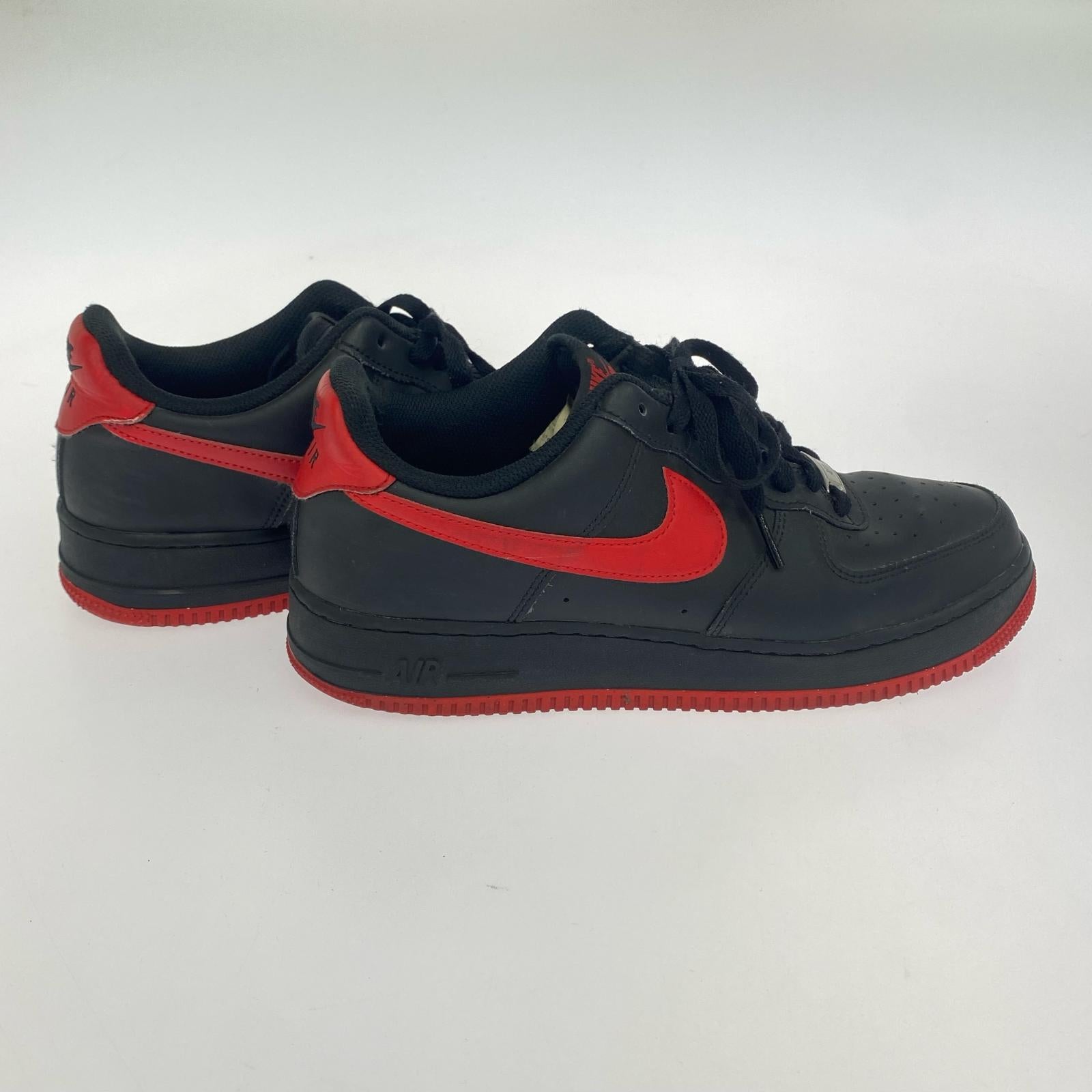 スニーカー AF1 Low BLK/RED 28.0cm 28cm (US10 UK9 1/2 EU46)