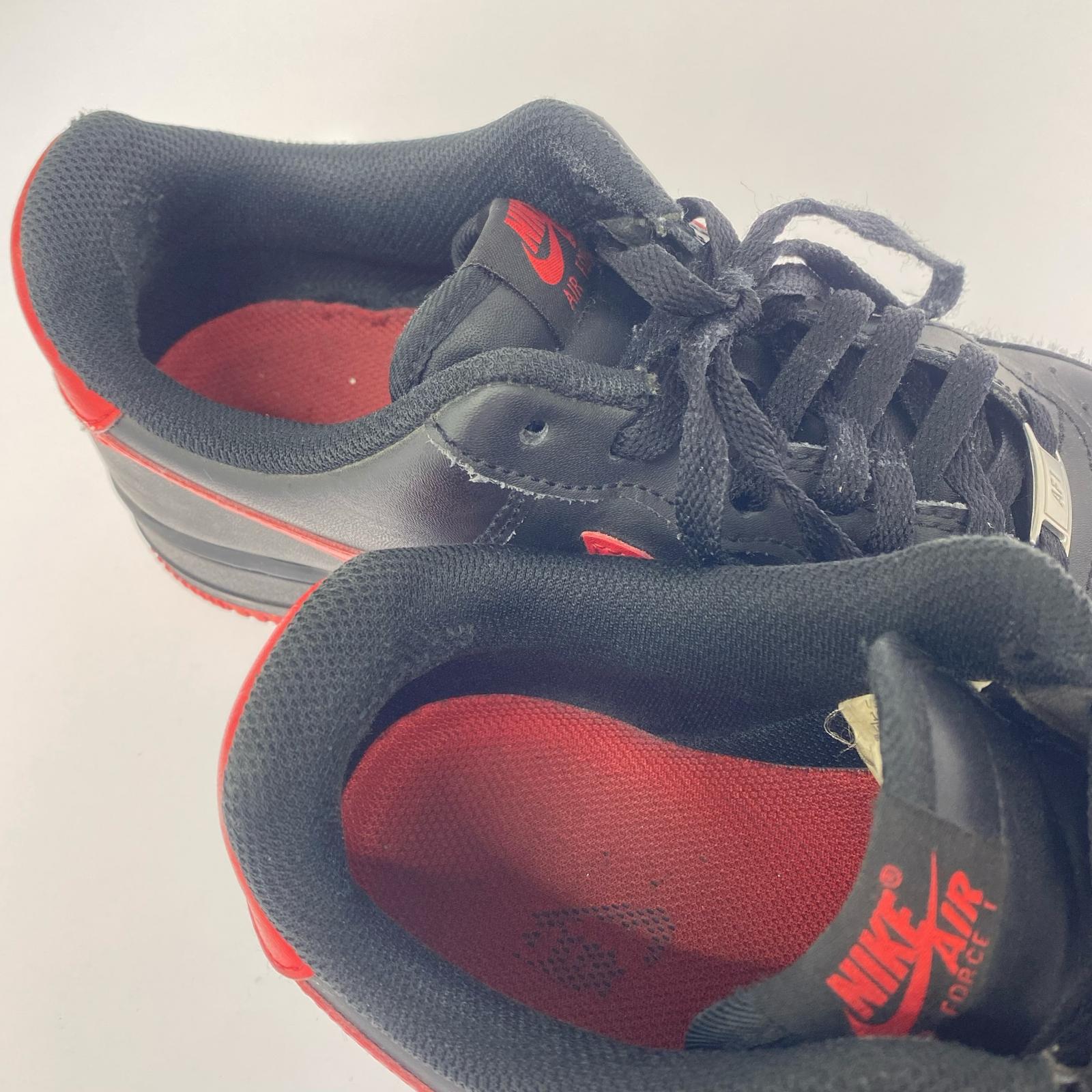 スニーカー AF1 Low BLK/RED 28.0cm 28cm (US10 UK9 1/2 EU46)