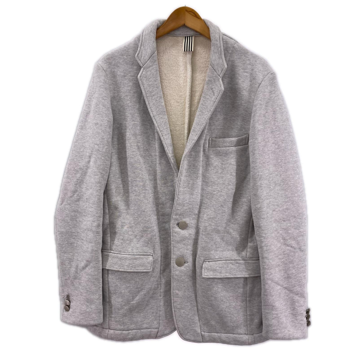 テーラードジャケット スウェット GRY M M グレー