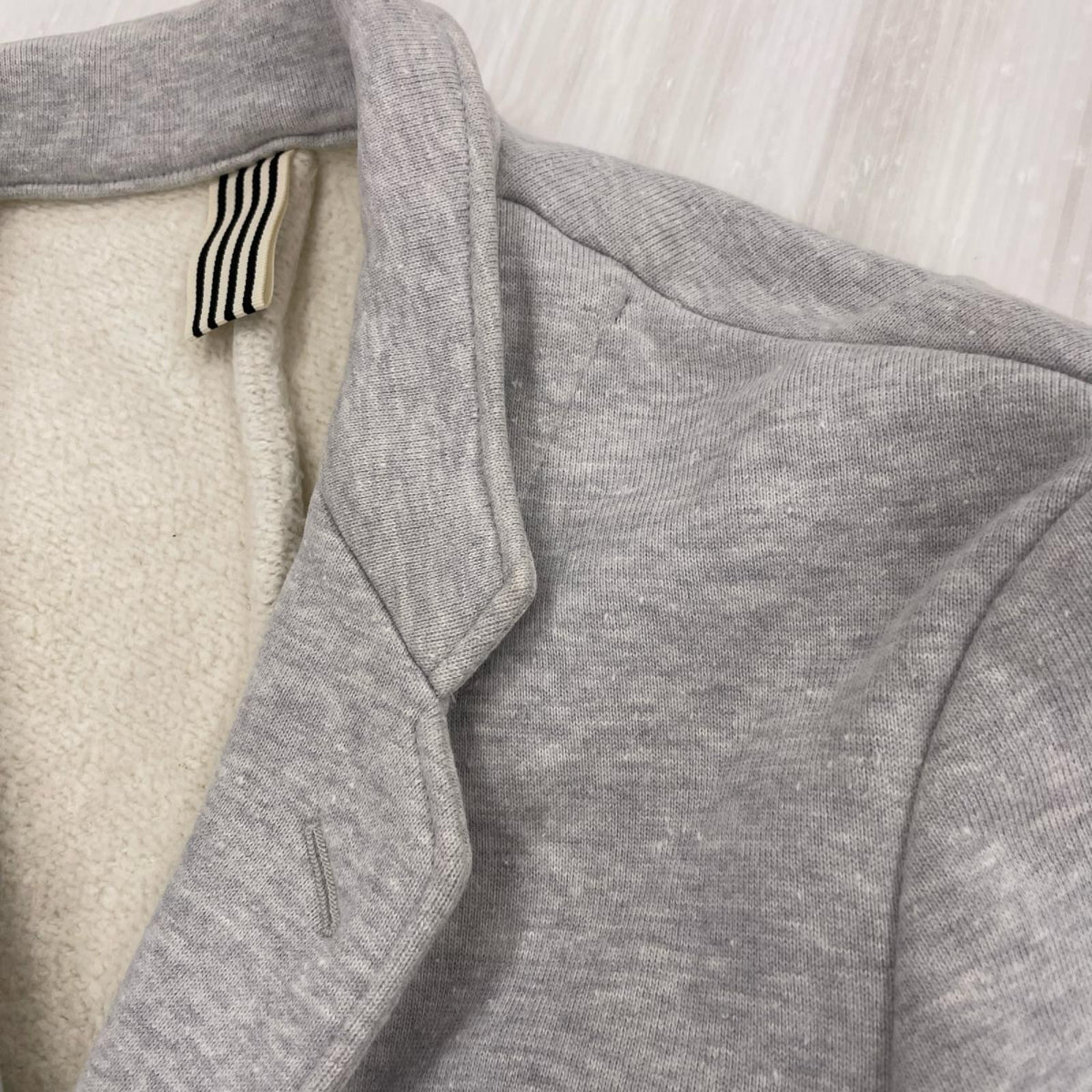 テーラードジャケット スウェット GRY M M グレー