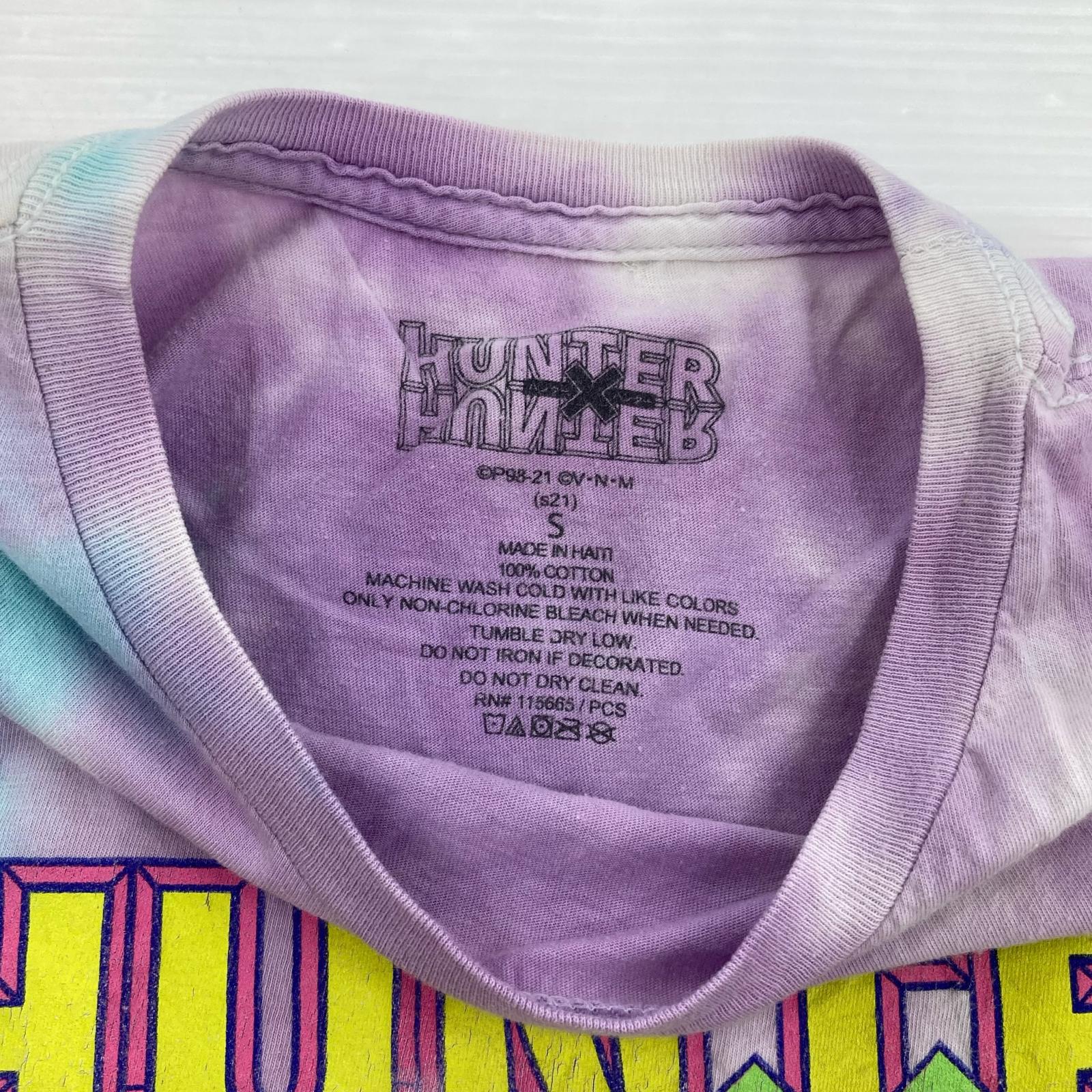 半袖Tシャツ HUNTER×HUNTER ハンターハンター ゴン&キルア アニメキャラプリントTee S タイダイ S マルチカラー