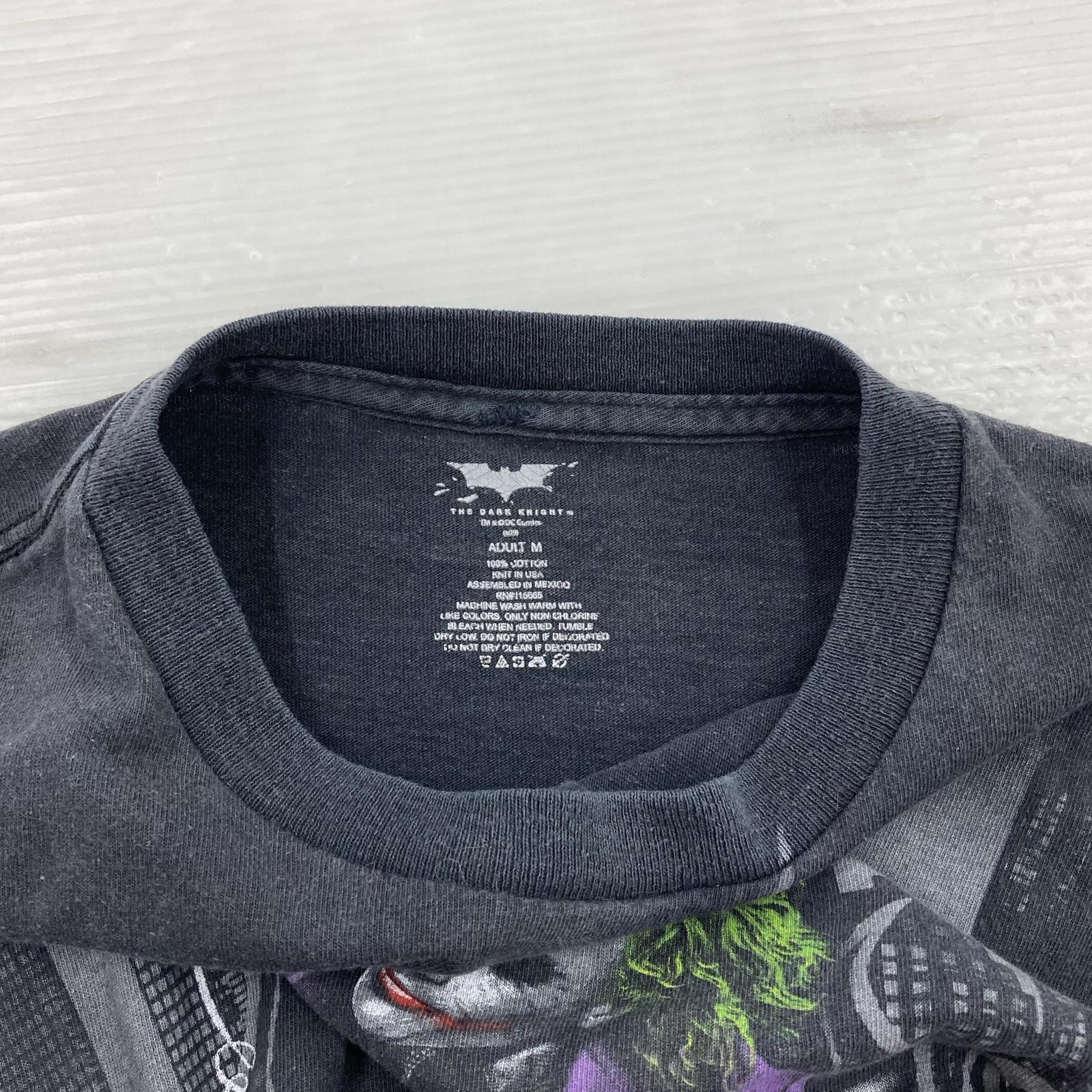 半袖Tシャツ 00s The Dark Knight JOKER プリントTee M ブラック M ブラック
