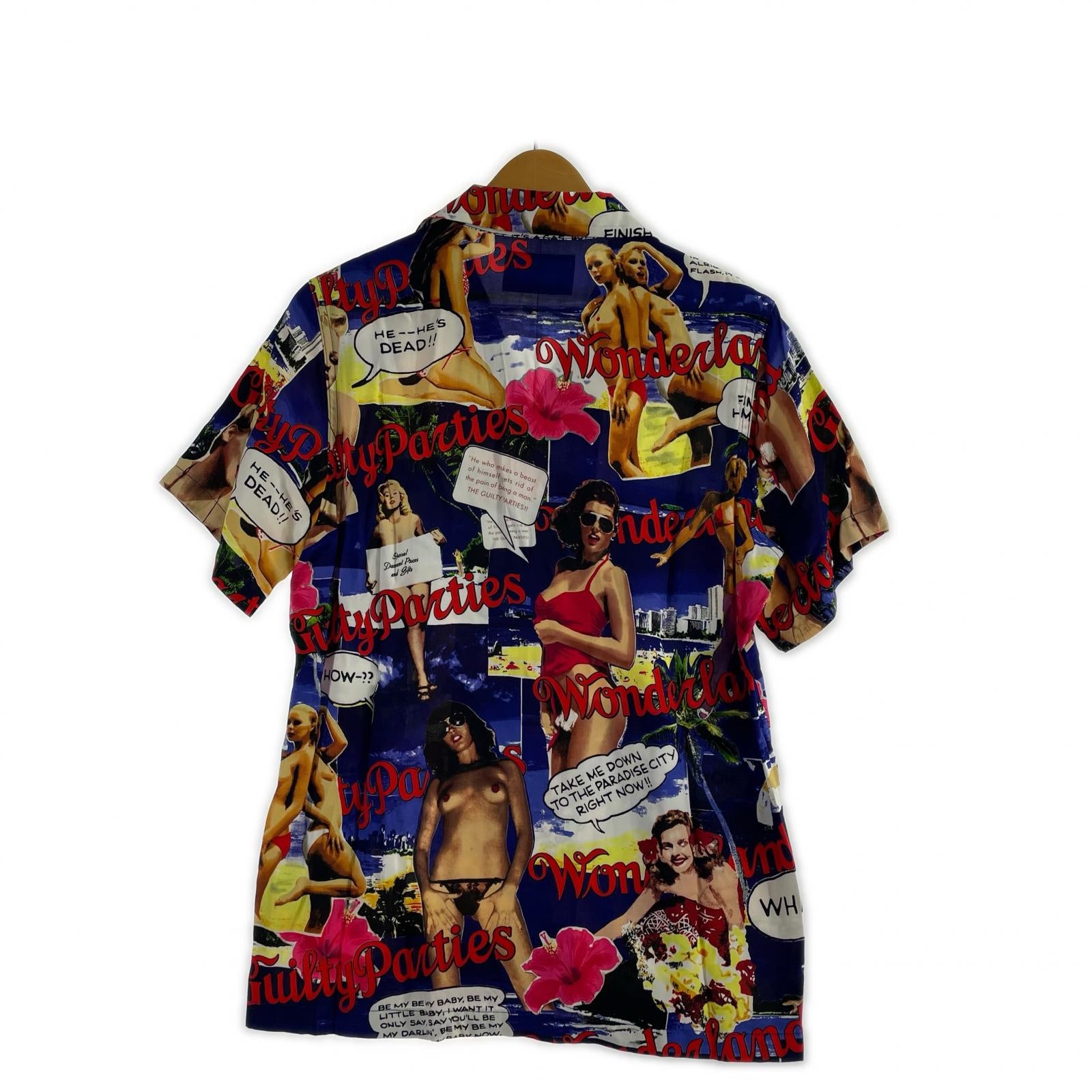 半袖シャツ 12ss paradise aloha S BLU S マルチカラー