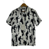 半袖シャツ ×jim jarmusch 総柄レーヨンシャツ S WHT S