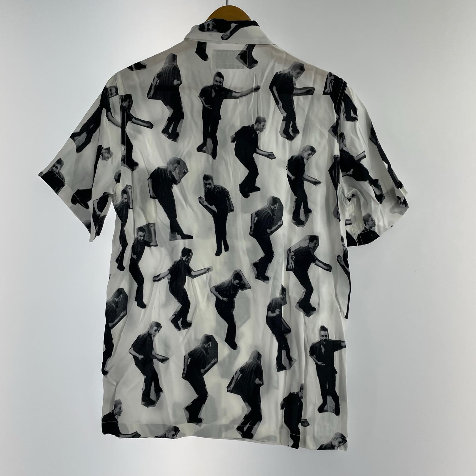 半袖シャツ ×jim jarmusch 総柄レーヨンシャツ S WHT S