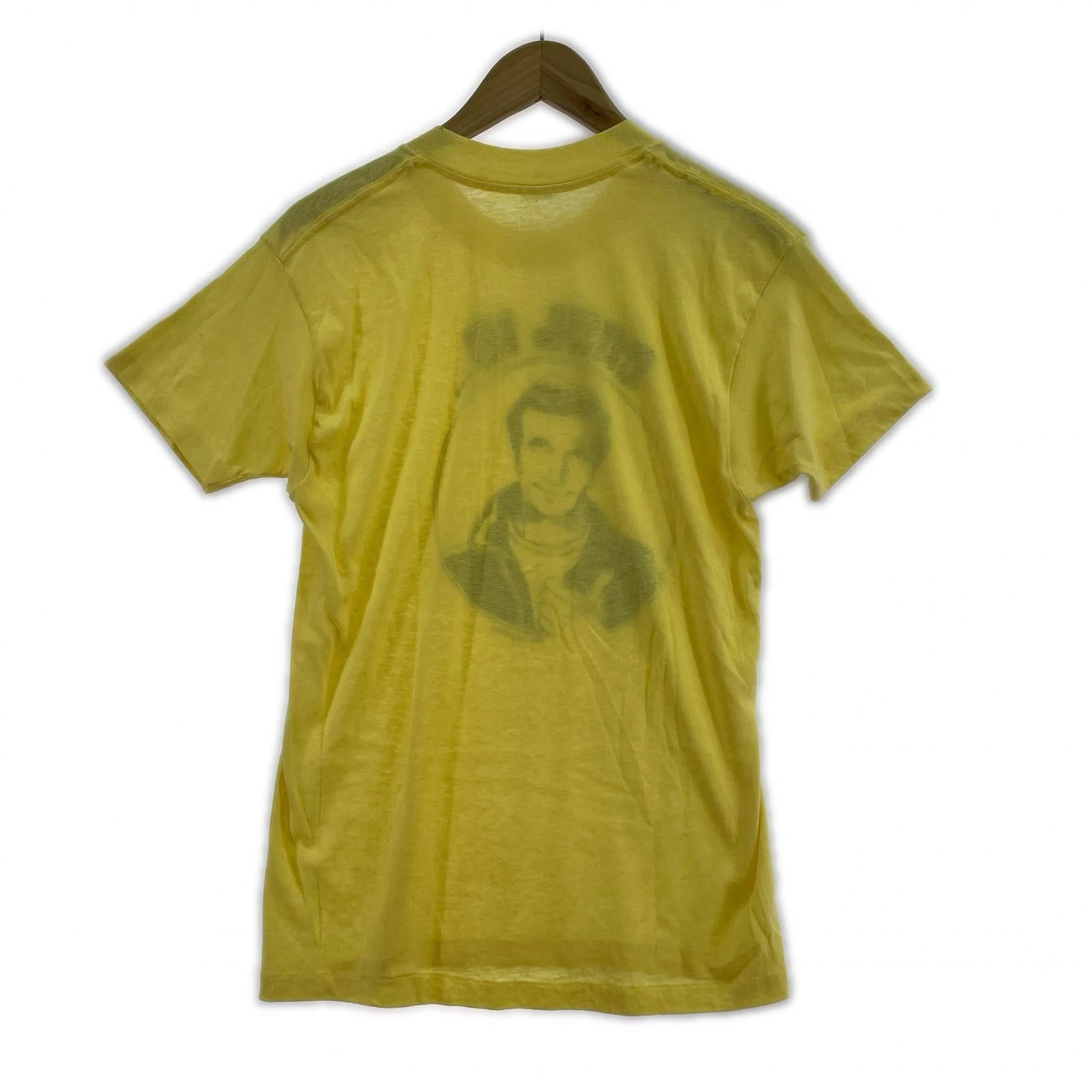 半袖Tシャツ 70s COOL IS プリントT L イエロー