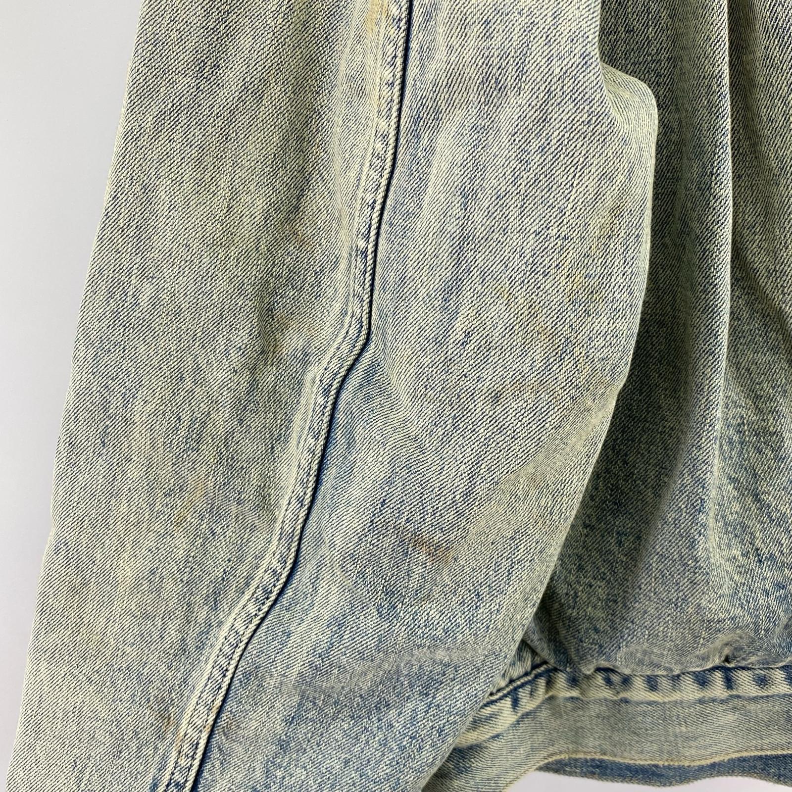 デニムジャケット BOWWOW BLANKET LINED DENIM JK AGING エイジングデニムジャケット L L ブルー