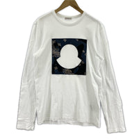 長袖Tシャツ MONCLER MAGLIA T-SHIRT M/LUNGA ペイズリーカモロンTee M ホワイト M ホワイト