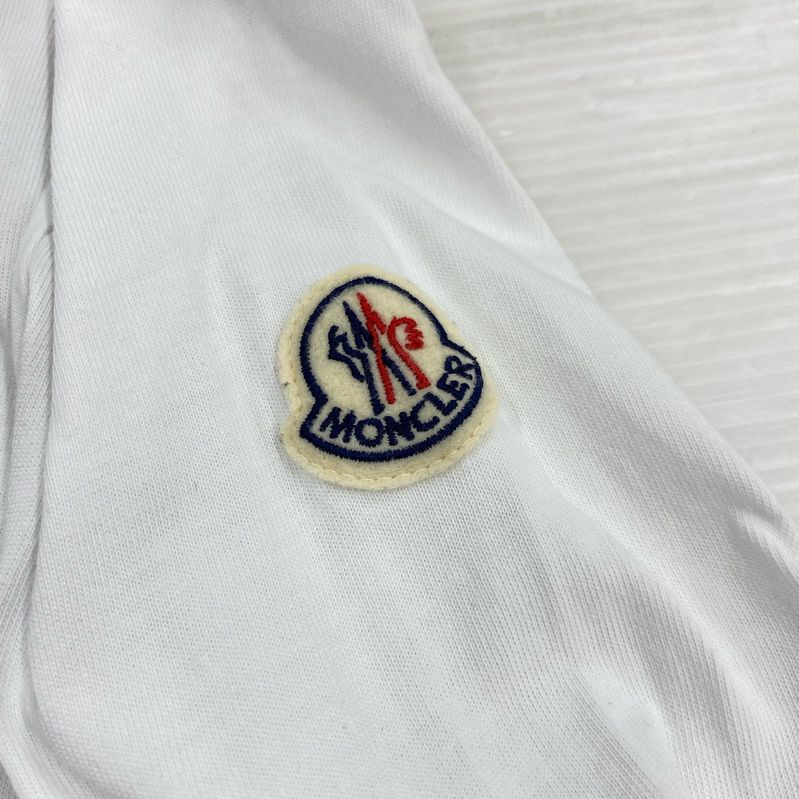 長袖Tシャツ MONCLER MAGLIA T-SHIRT M/LUNGA ペイズリーカモロンTee M ホワイト M ホワイト