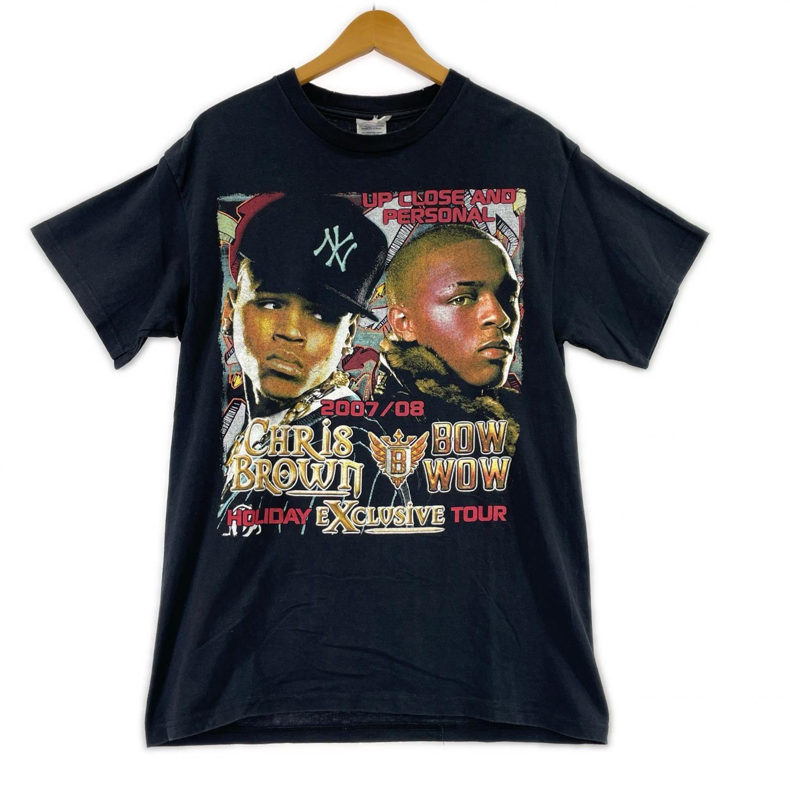 半袖Tシャツ 00s CHRIS BROWN& BOW WOW tour Tee M ブラック M ブラック