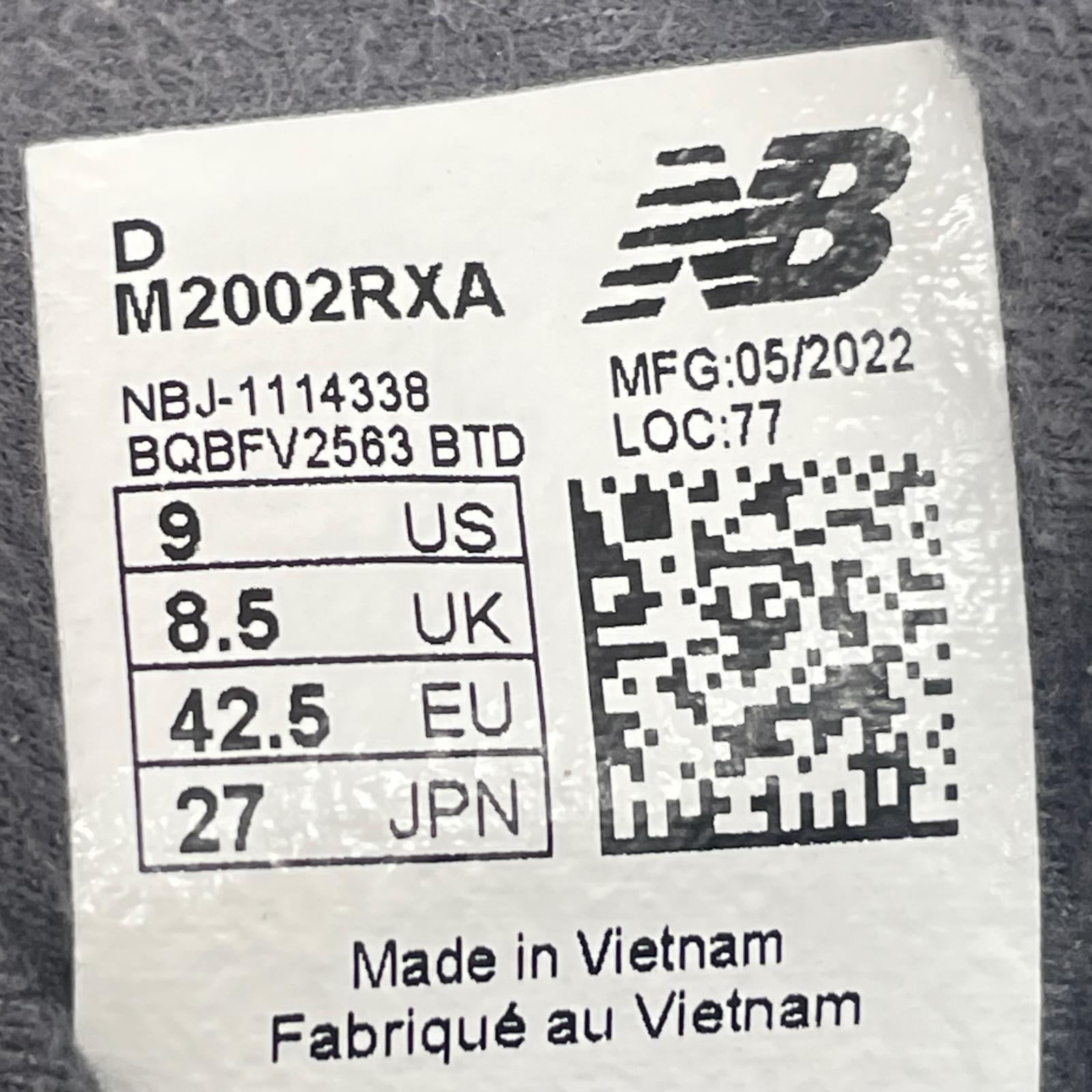 スニーカー M2002RXA GORE-TEX 27.0cm 27cm (US9 UK8 1/2 EU44) グレー