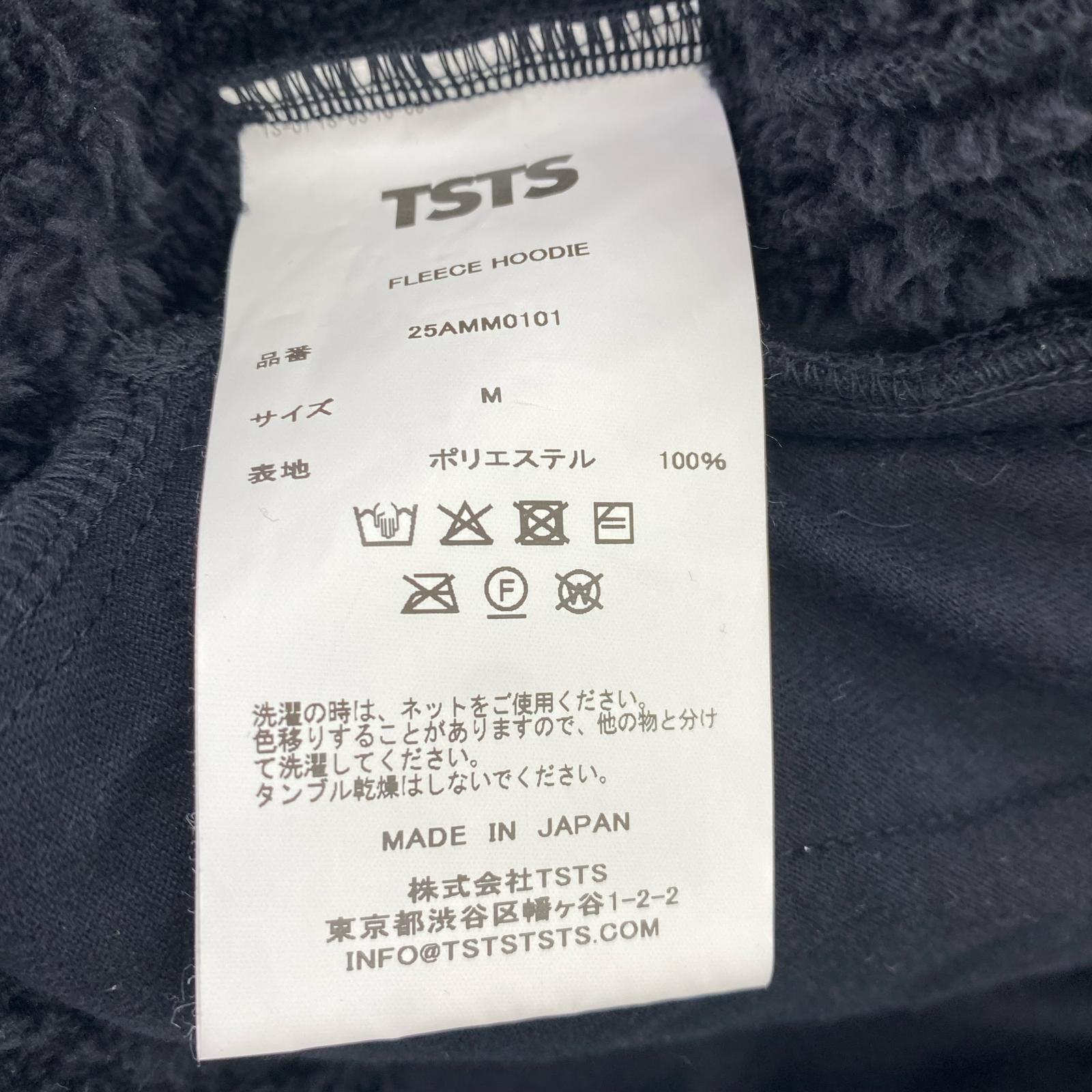 パーカー TSTS FLEECE HOODIE M 黒 M ブラック