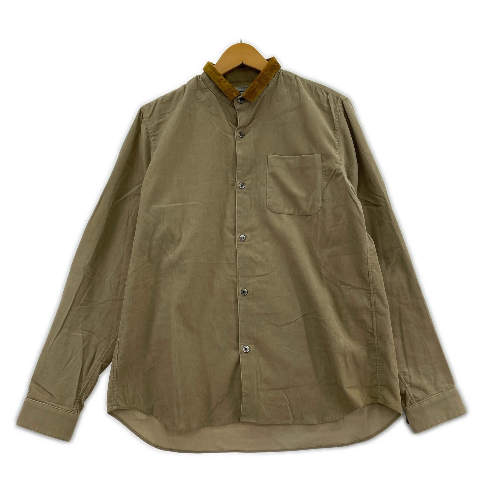 長袖シャツ コーデュロイシャツ ベージュ 1 ベージュ