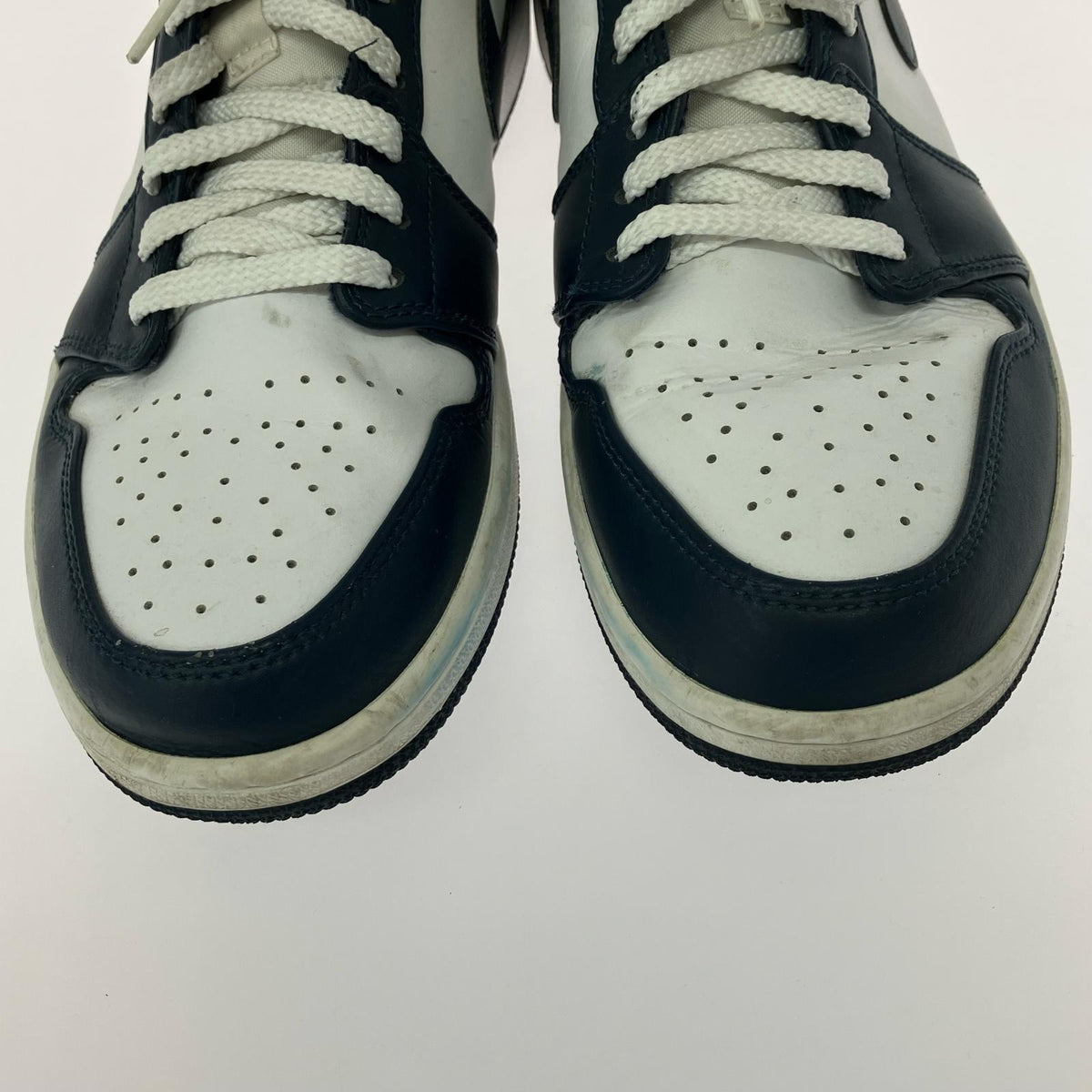 スニーカー 554724-411 AIR JORDAN 1 MID Dark Teal/Armory Navy 28.5cm 28.5cm (US10 1/2 UK10 EU47)